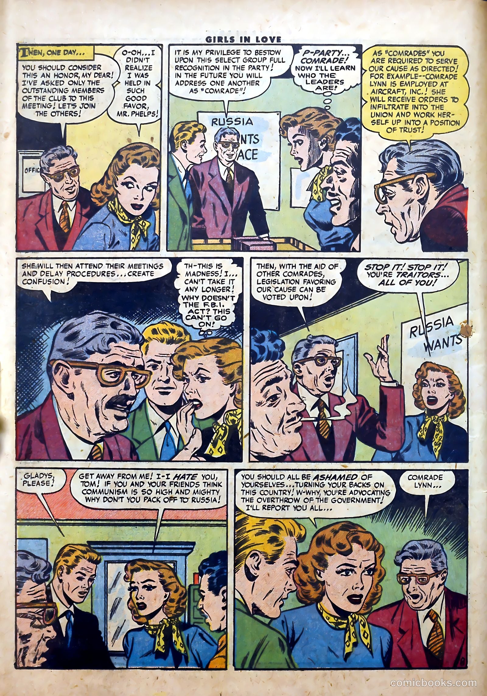 Girls in Love #54 (1956) — page 10 of 36