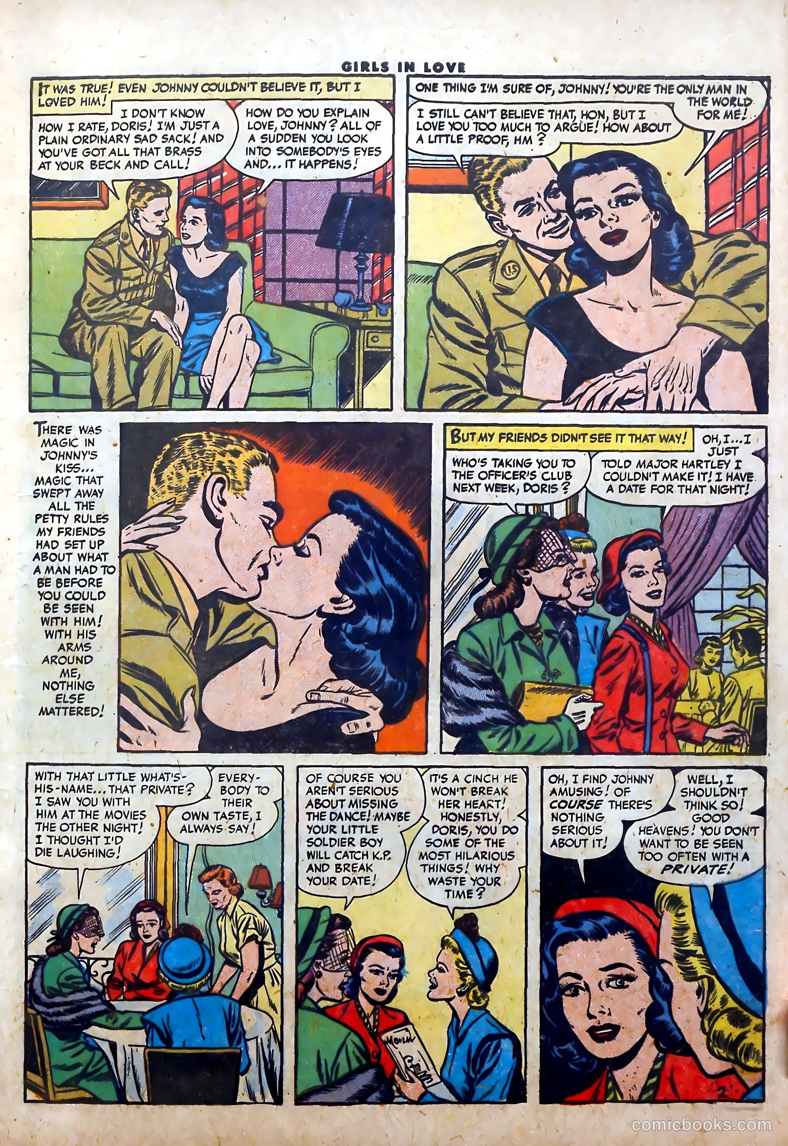 Girls in Love #54 (1956) — page 13 of 36