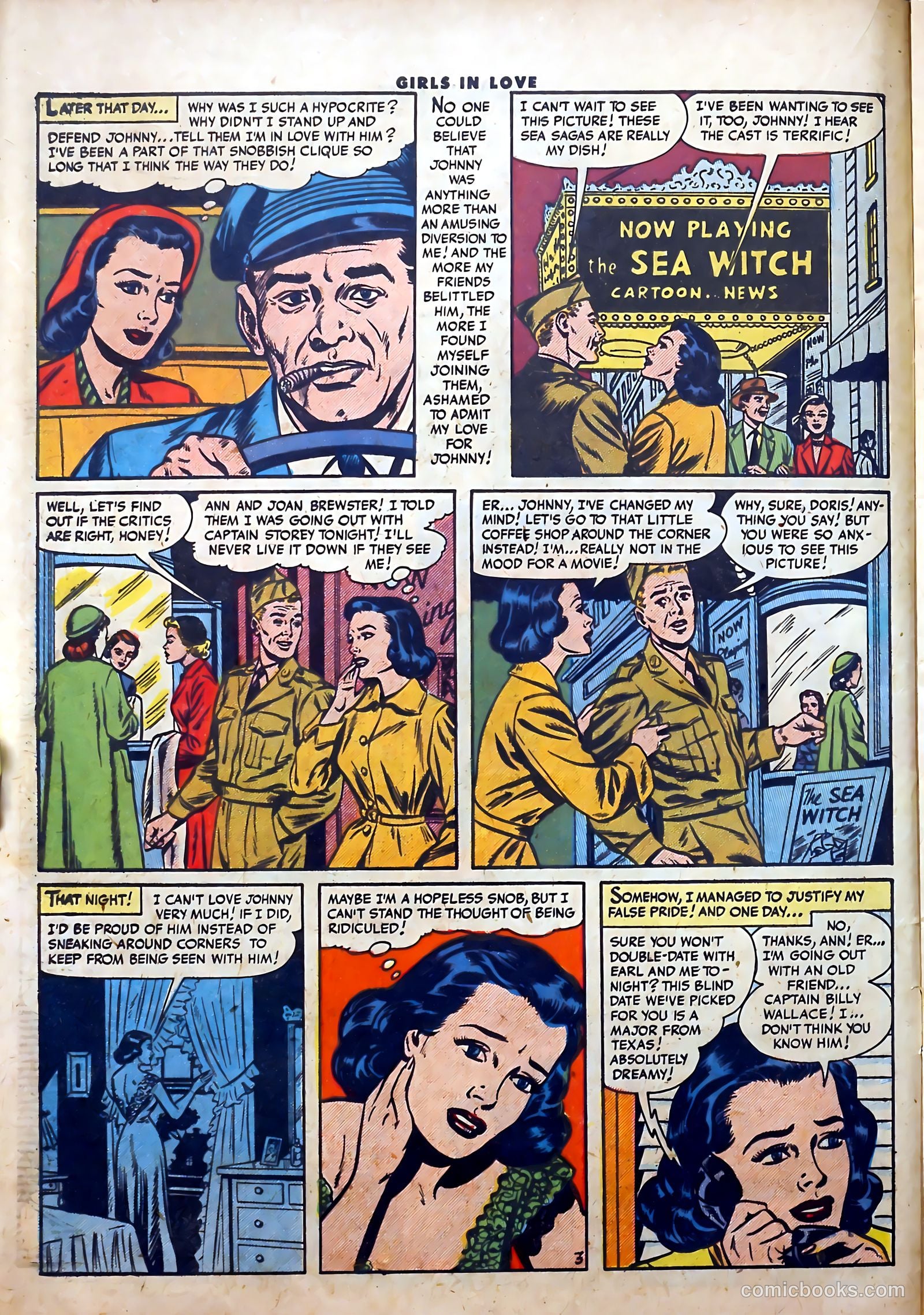 Girls in Love #54 (1956) — page 14 of 36