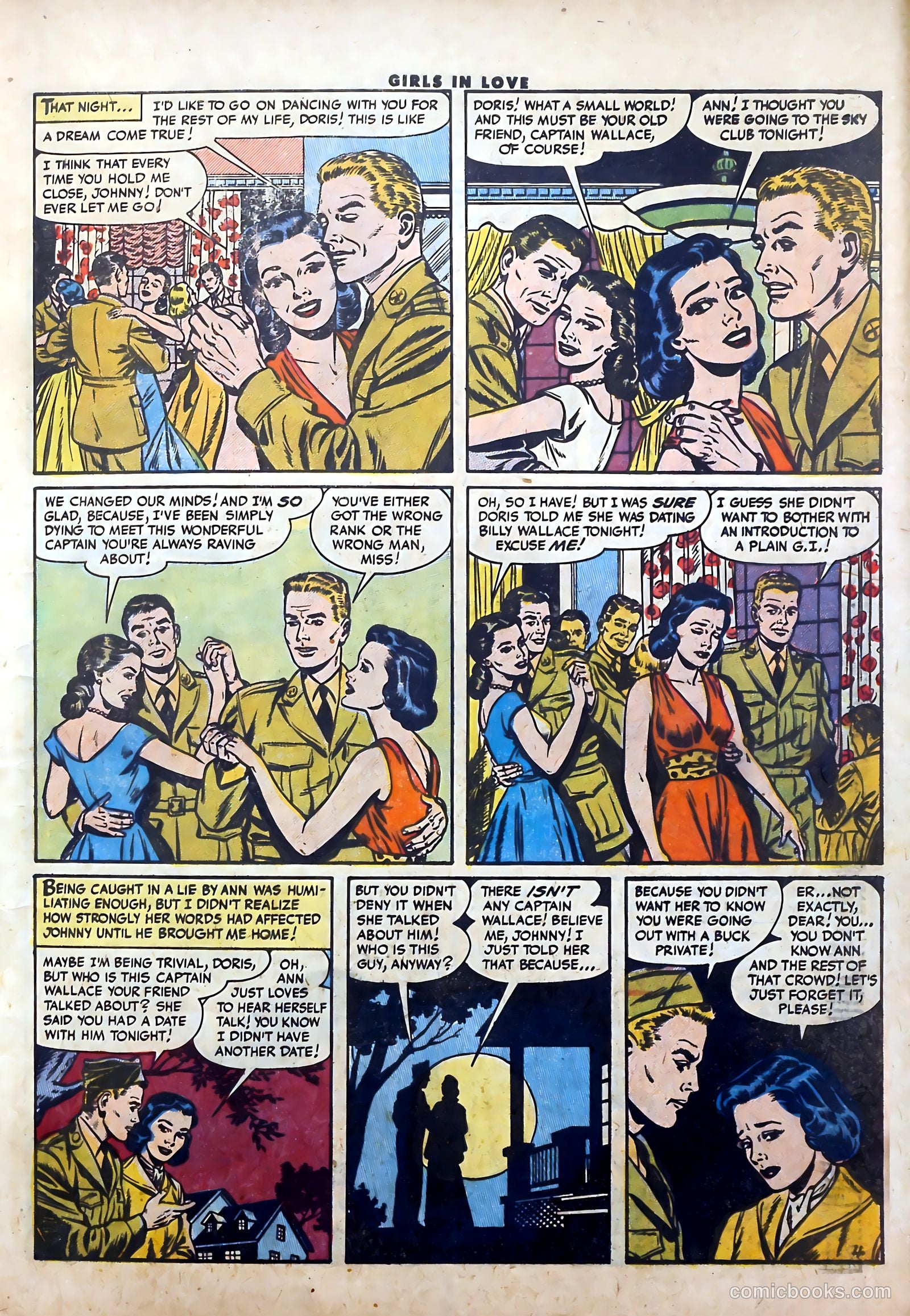 Girls in Love #54 (1956) — page 15 of 36