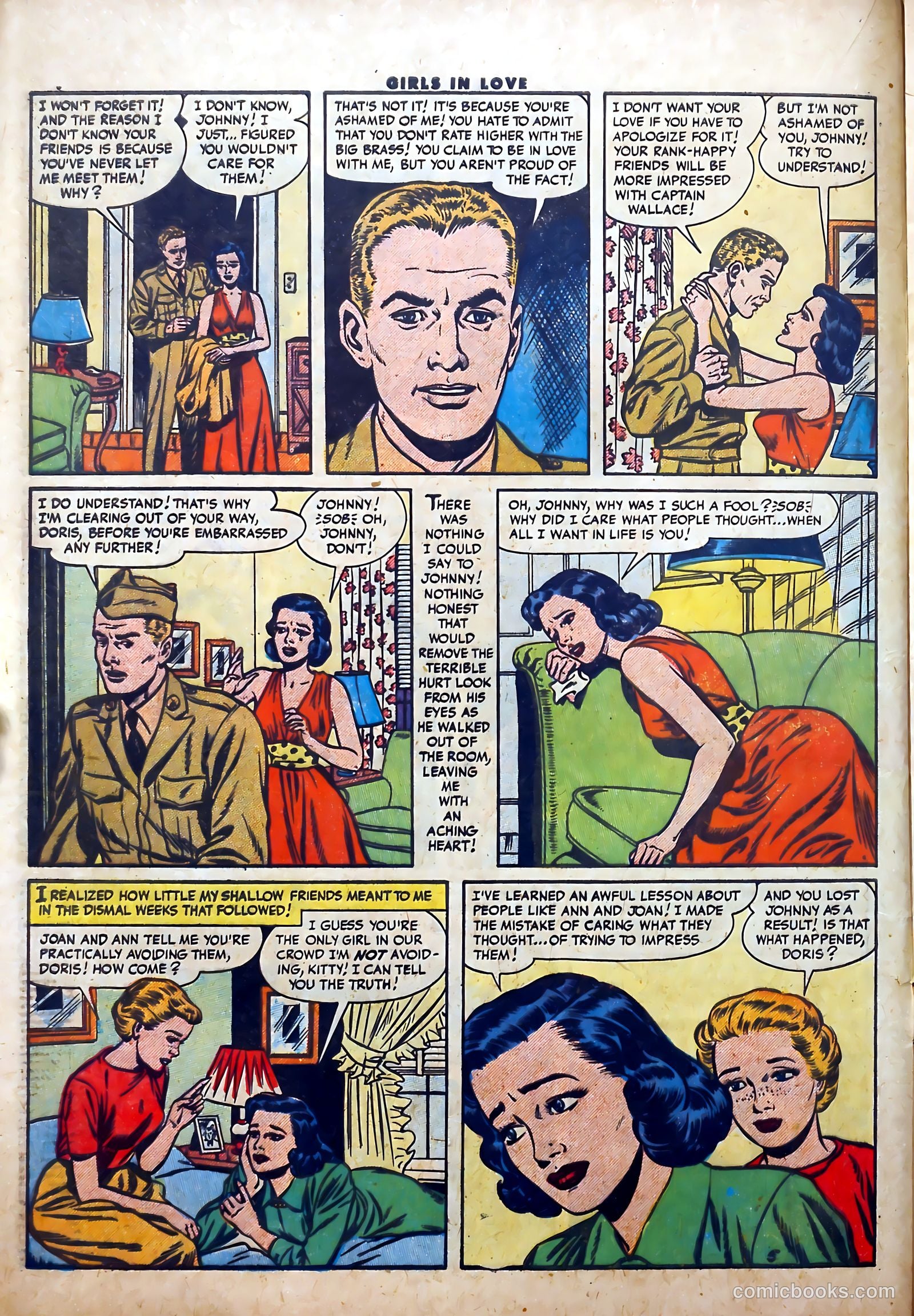 Girls in Love #54 (1956) — page 16 of 36