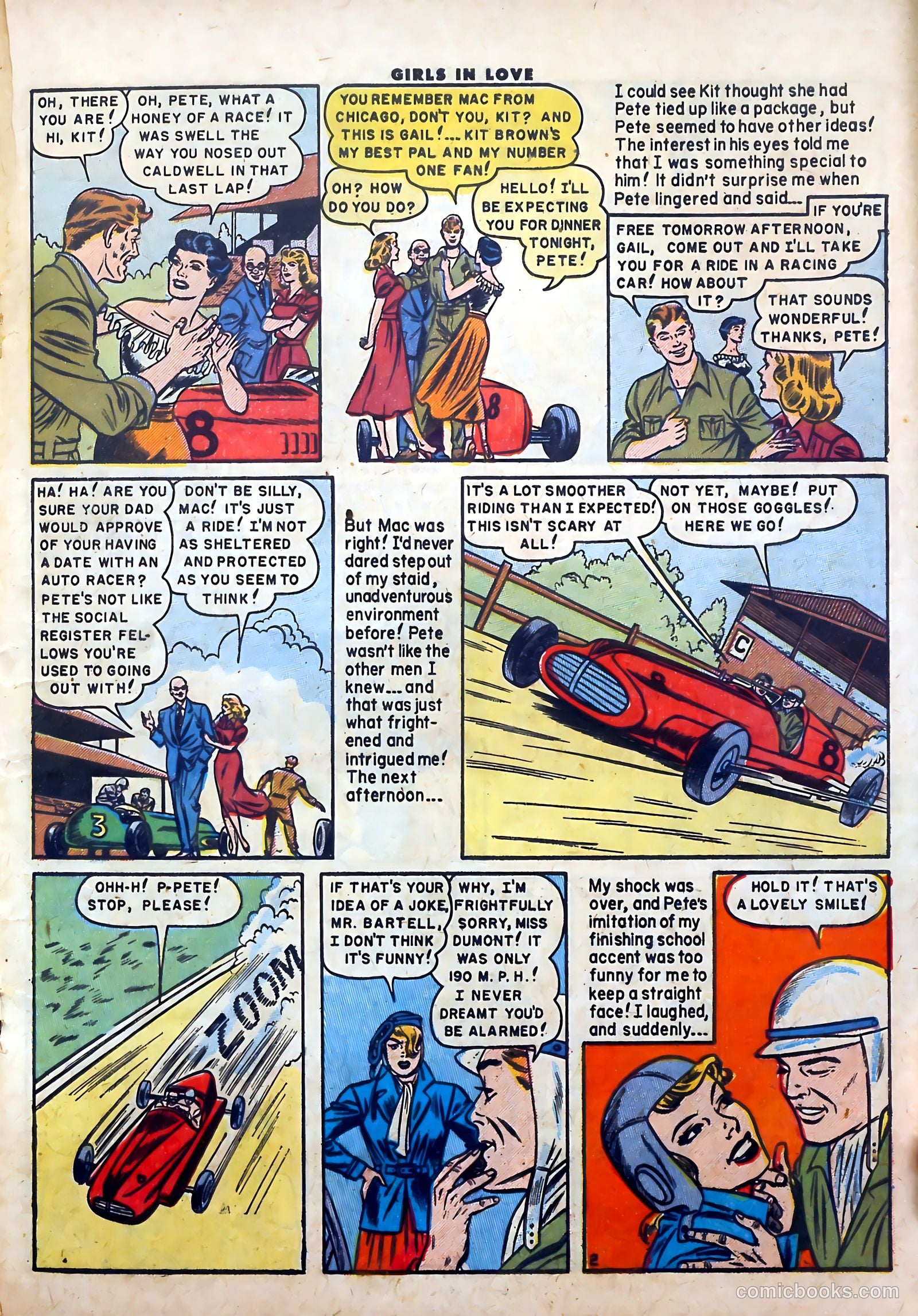 Girls in Love #54 (1956) — page 19 of 36