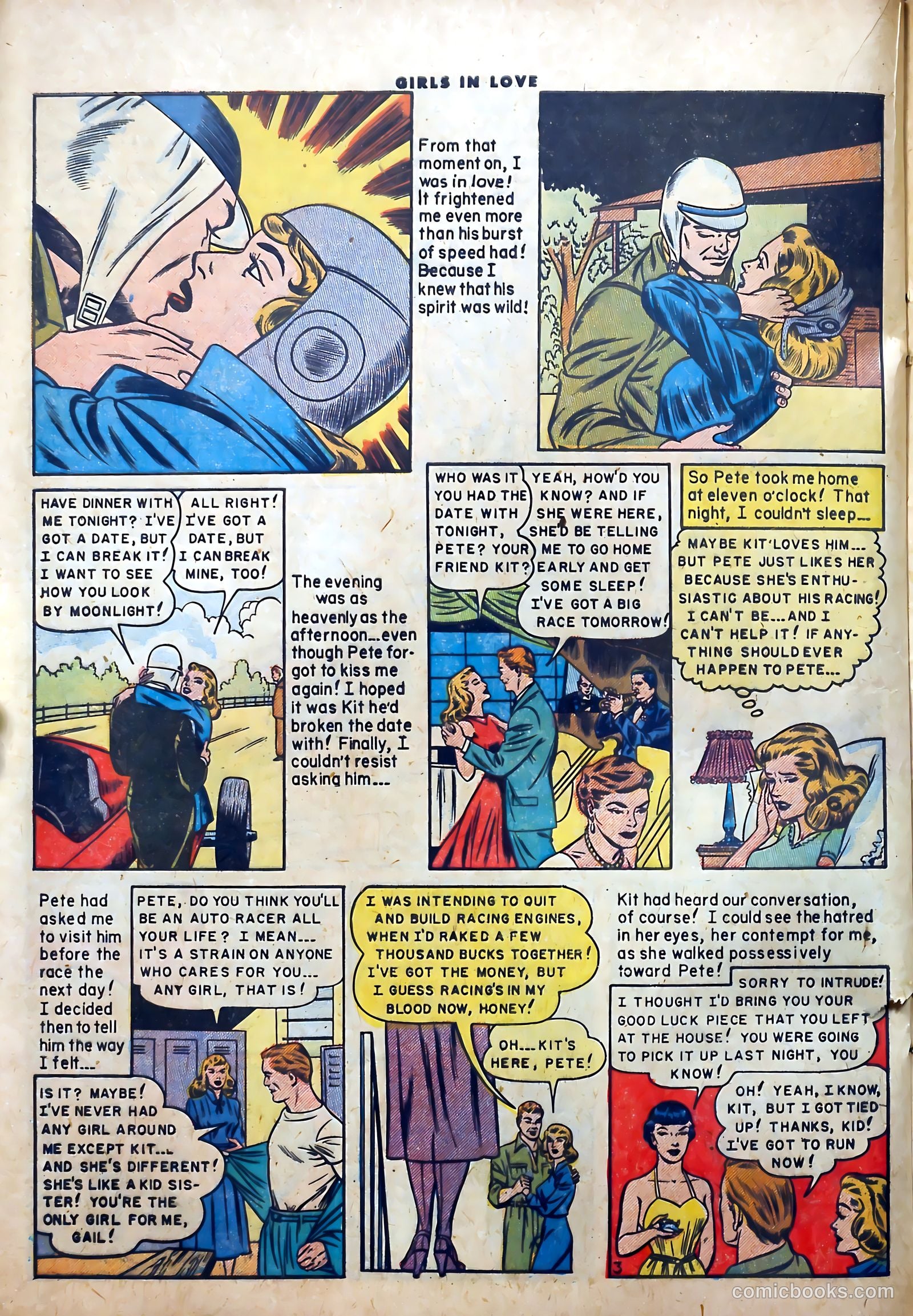 Girls in Love #54 (1956) — page 20 of 36