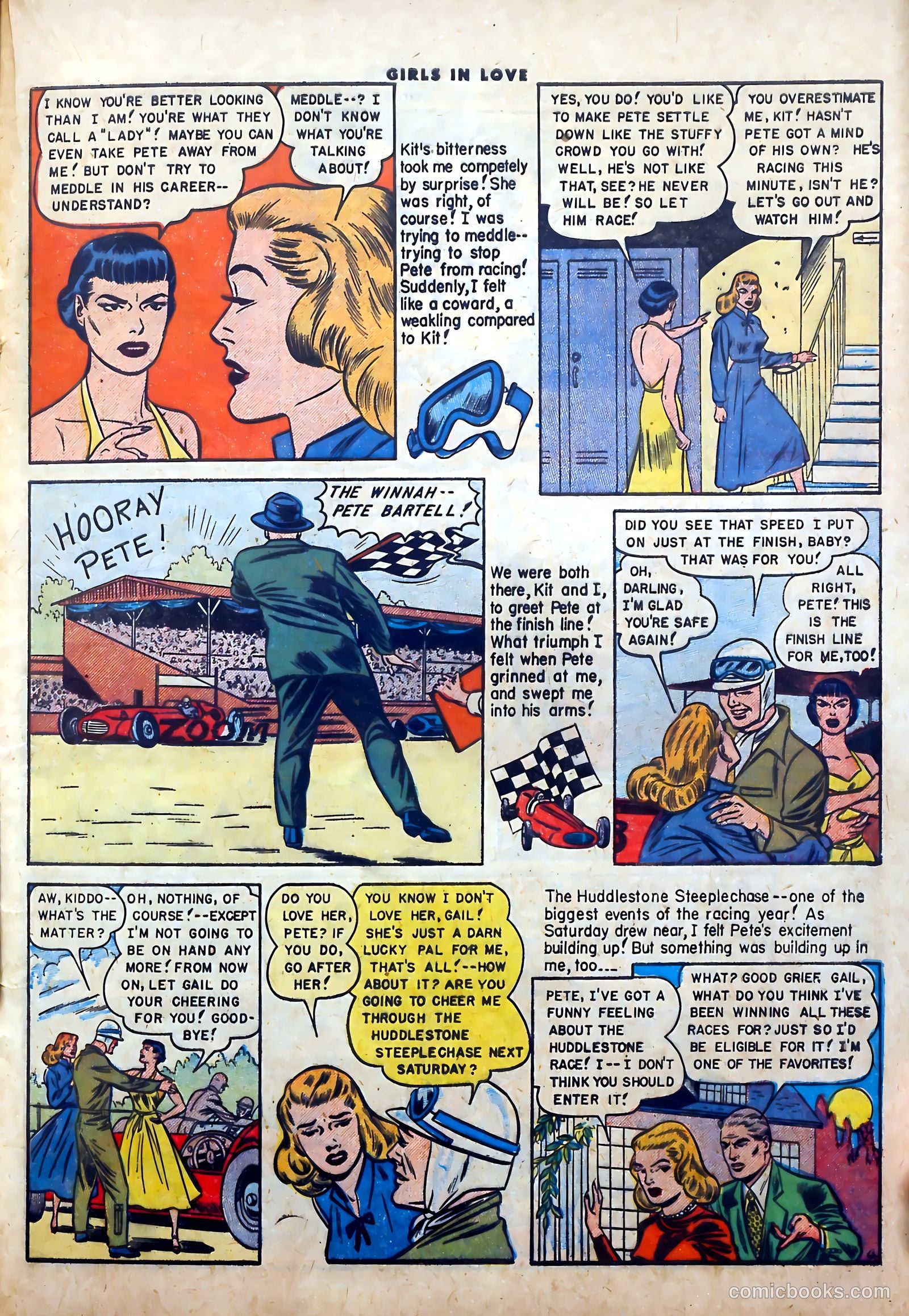 Girls in Love #54 (1956) — page 21 of 36