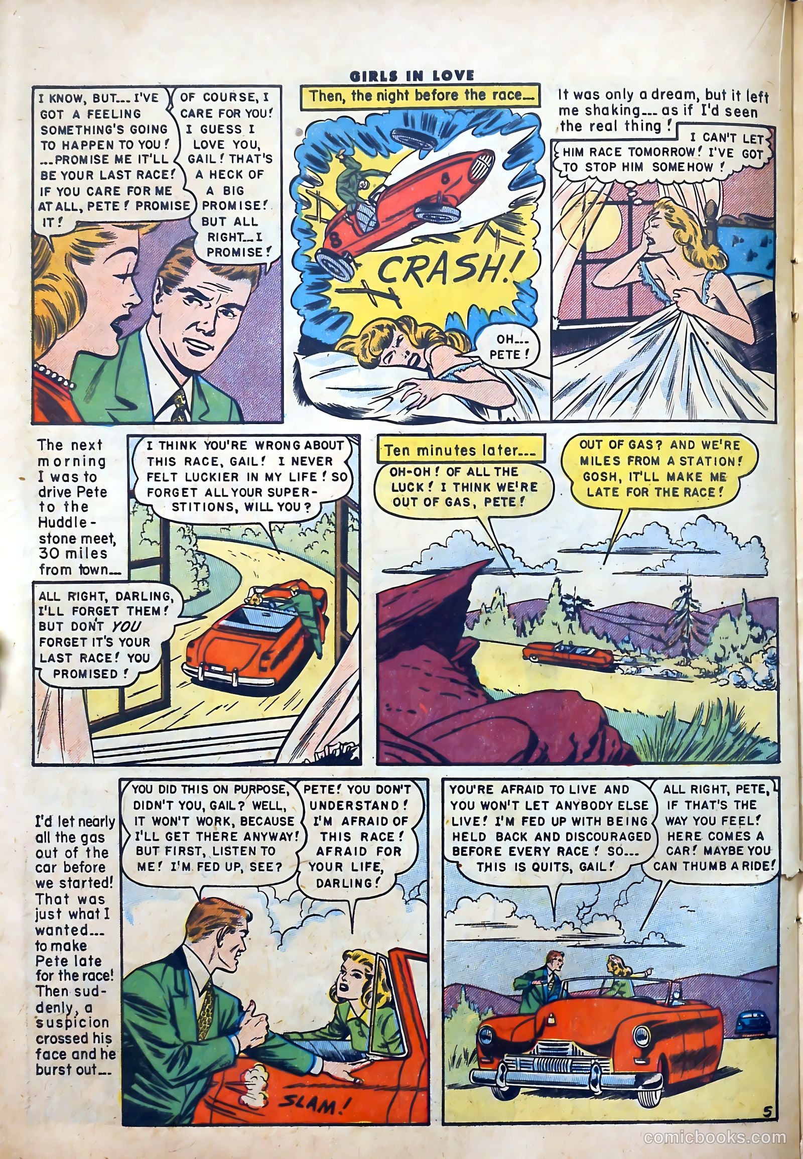 Girls in Love #54 (1956) — page 22 of 36