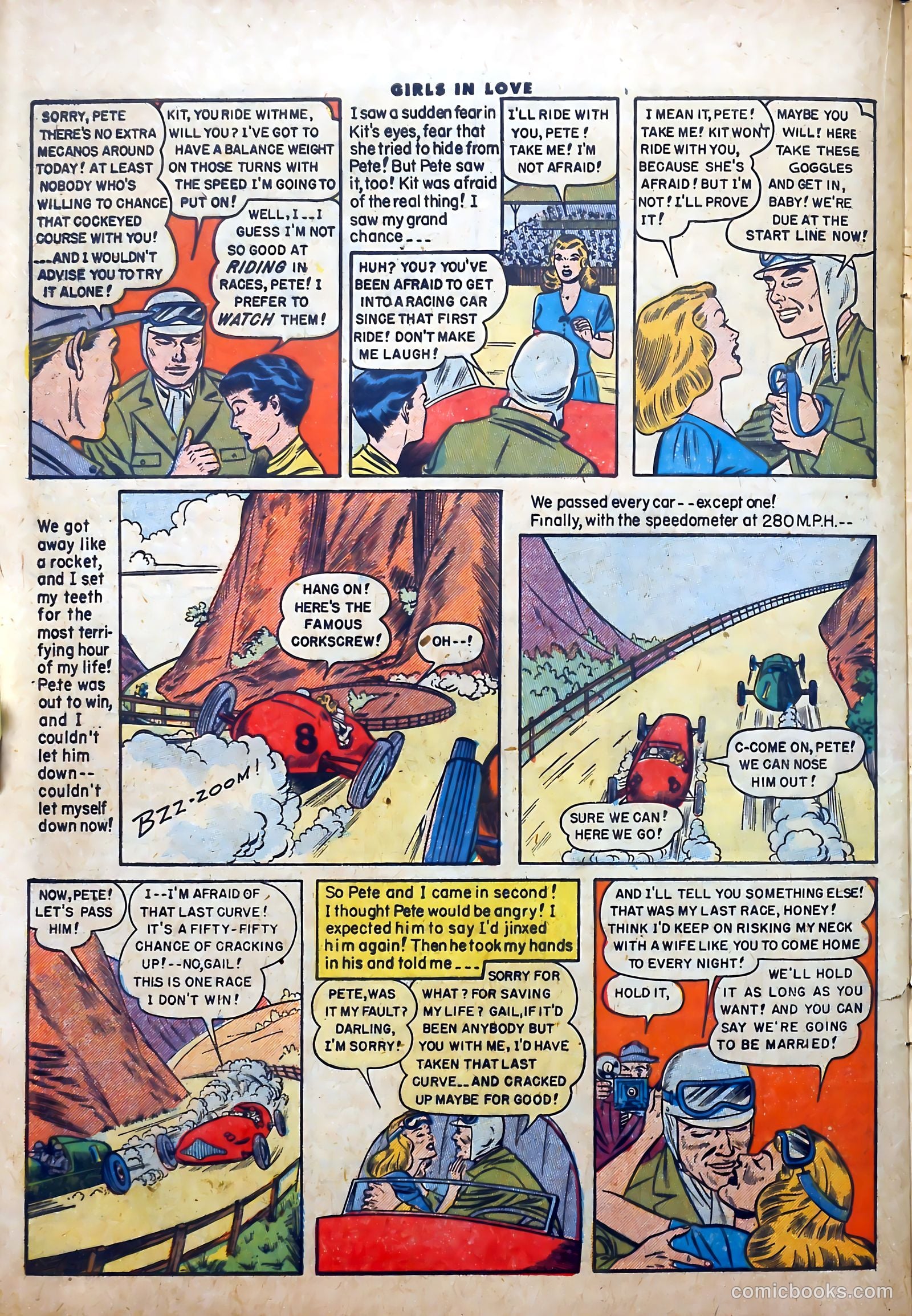 Girls in Love #54 (1956) — page 24 of 36
