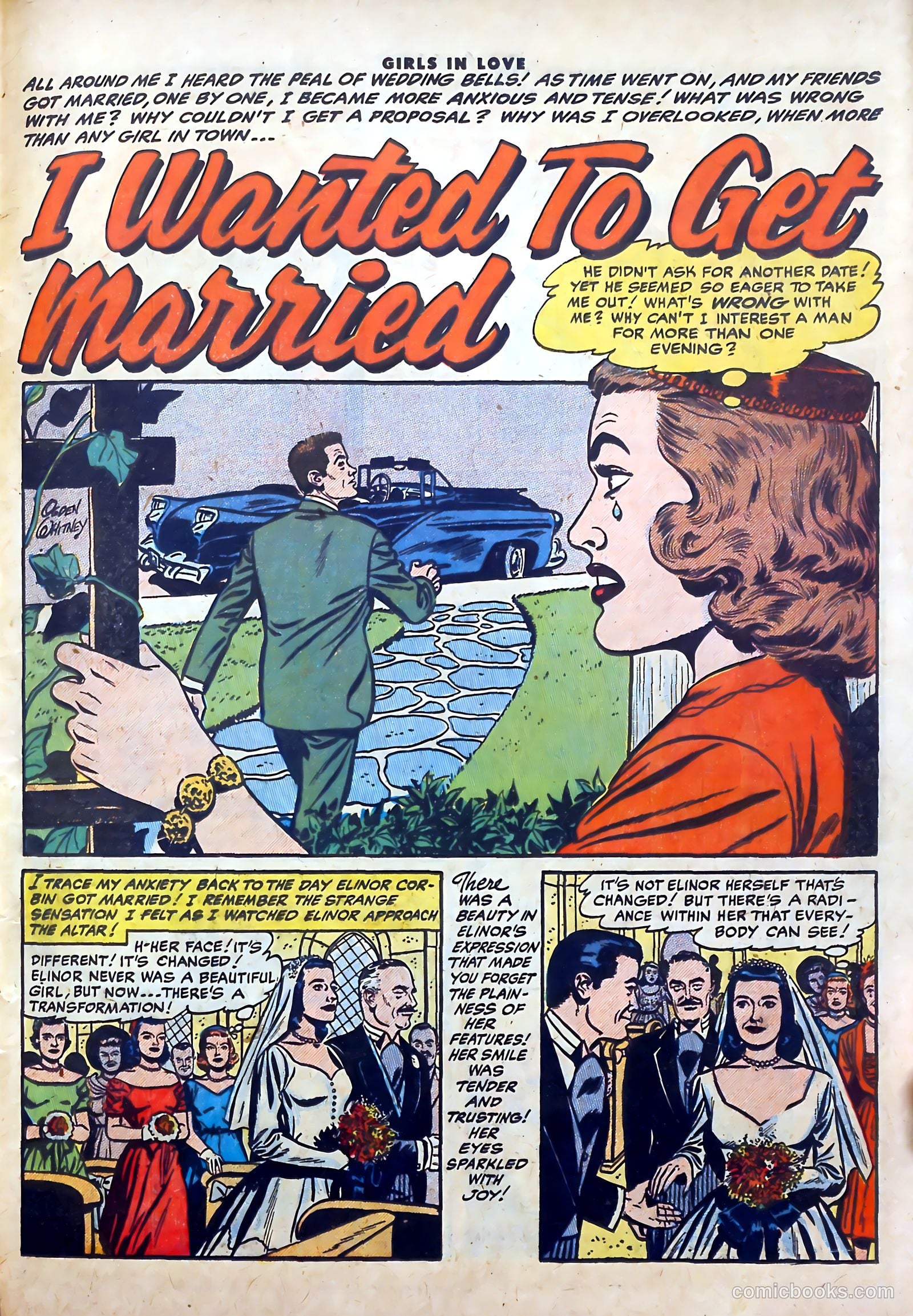 Girls in Love #54 (1956) — page 27 of 36