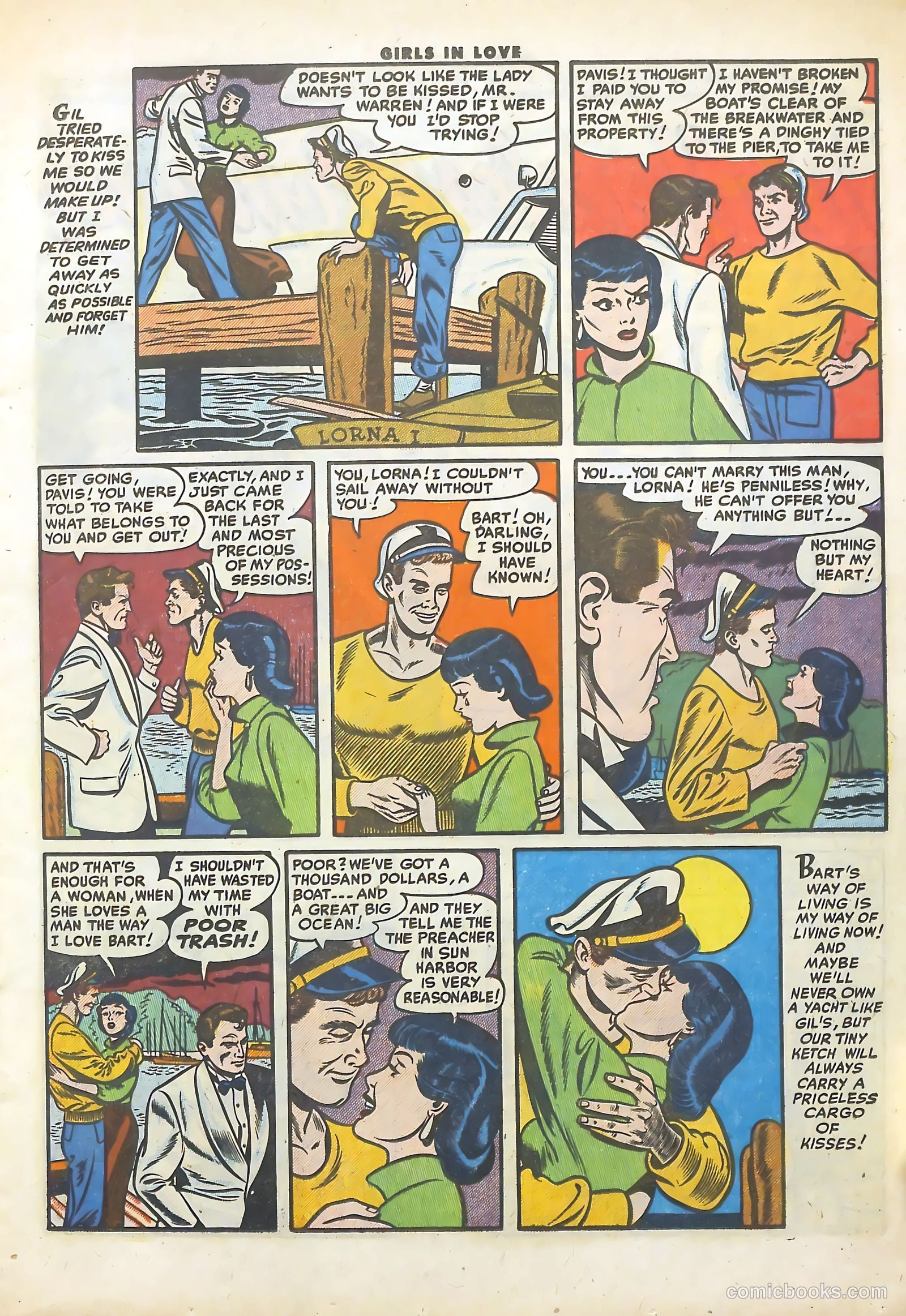 Girls in Love #55 (1956) — page 11 of 36
