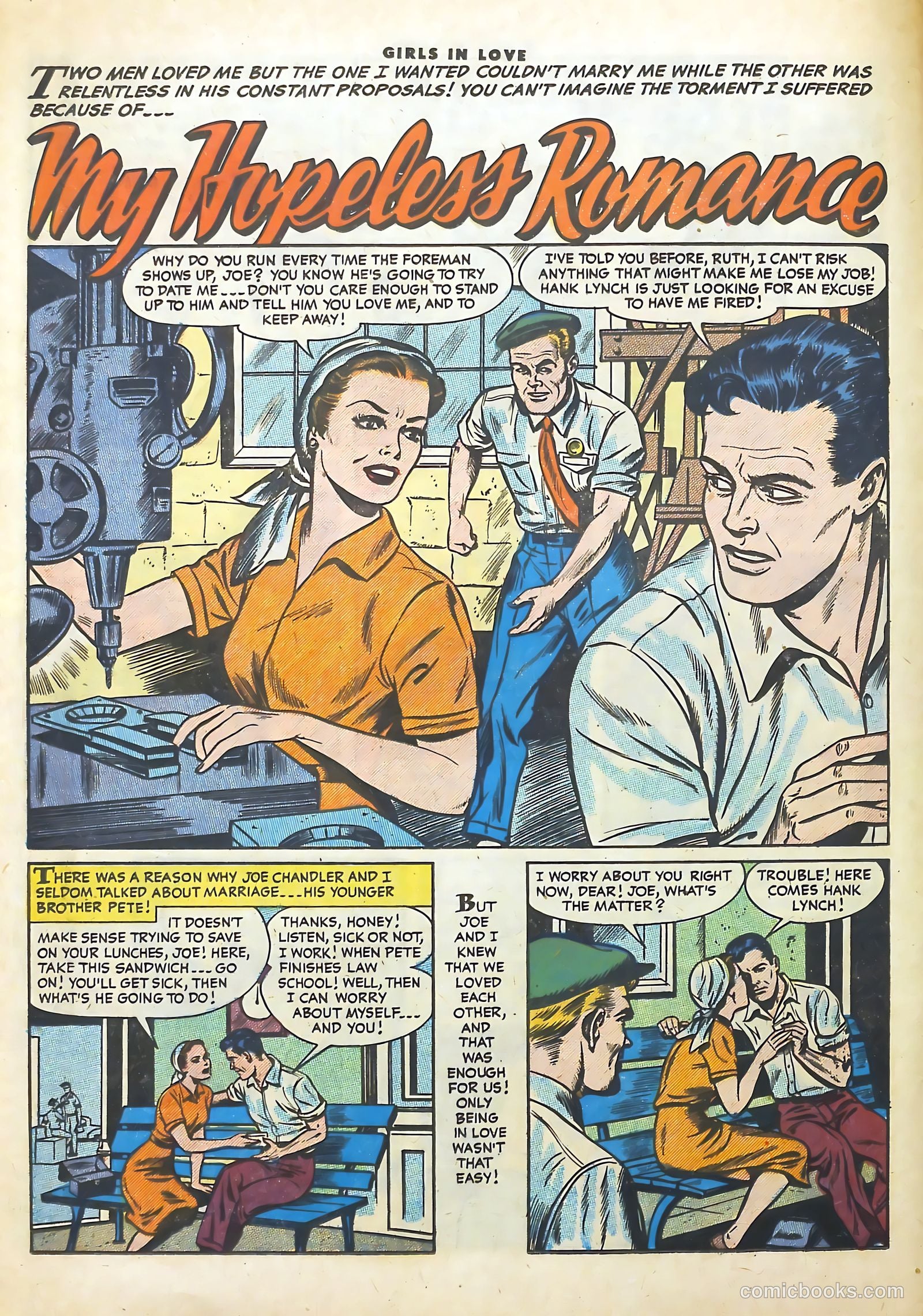 Girls in Love #55 (1956) — page 12 of 36