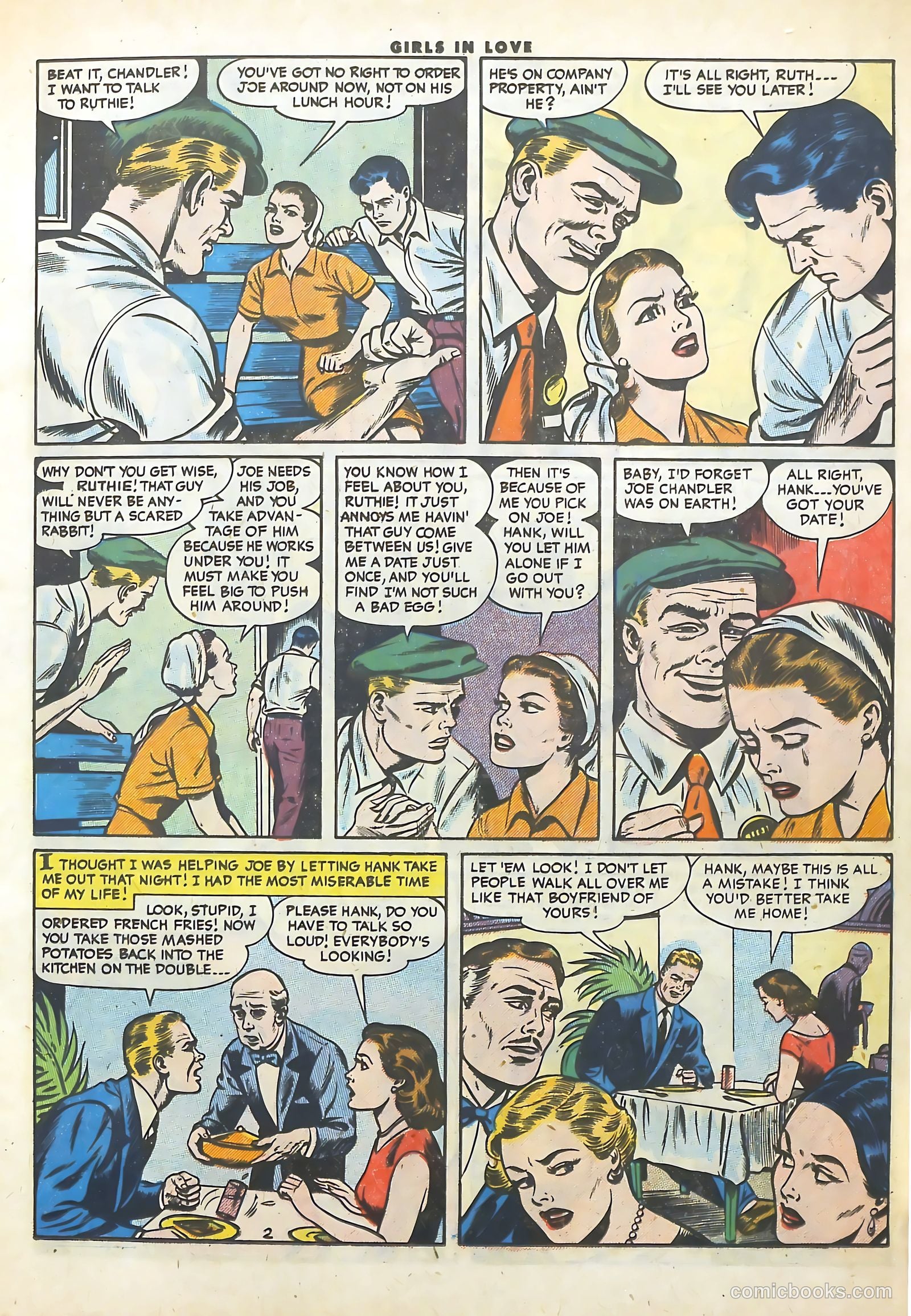 Girls in Love #55 (1956) — page 13 of 36