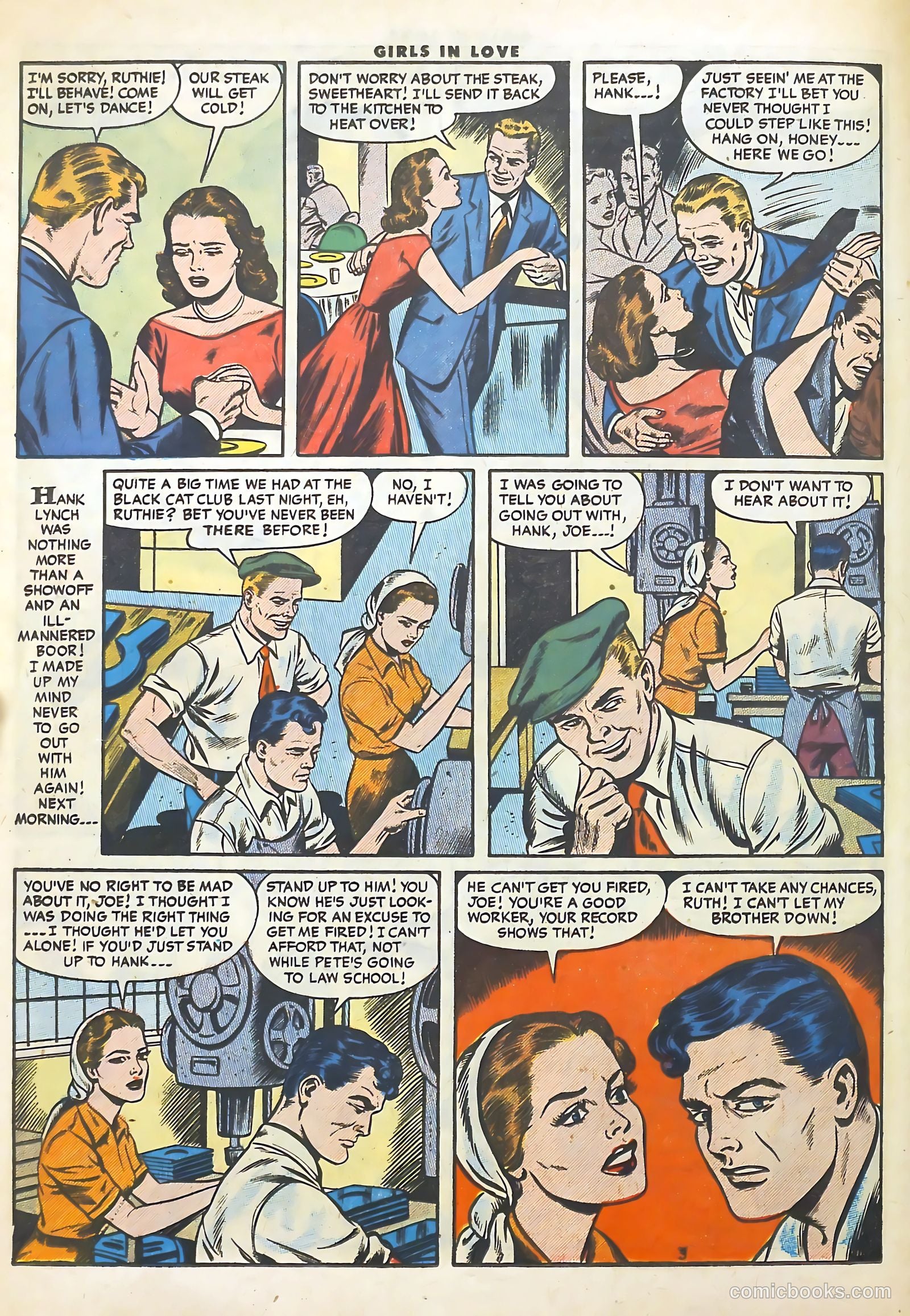 Girls in Love #55 (1956) — page 14 of 36