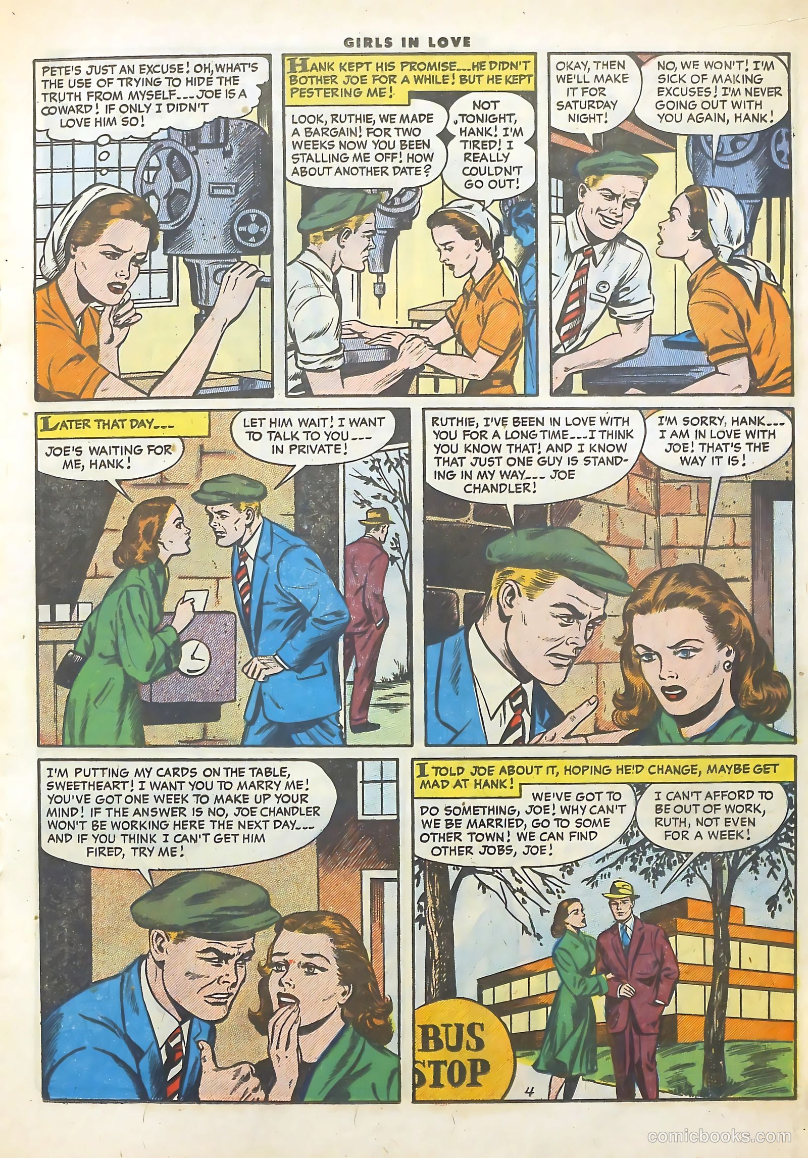 Girls in Love #55 (1956) — page 15 of 36