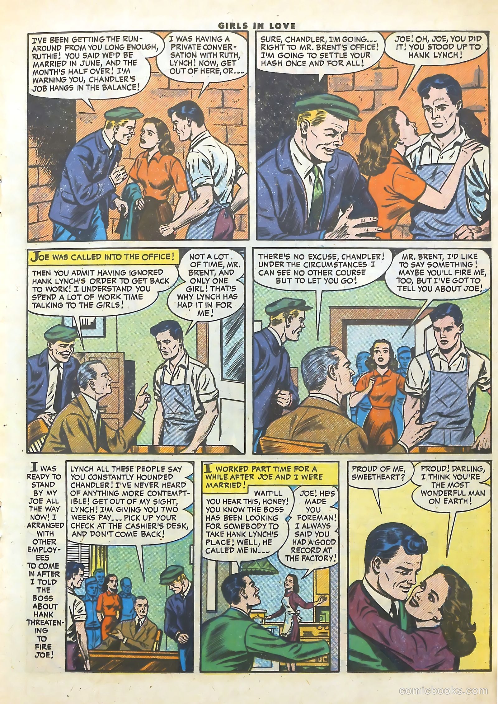 Girls in Love #55 (1956) — page 17 of 36