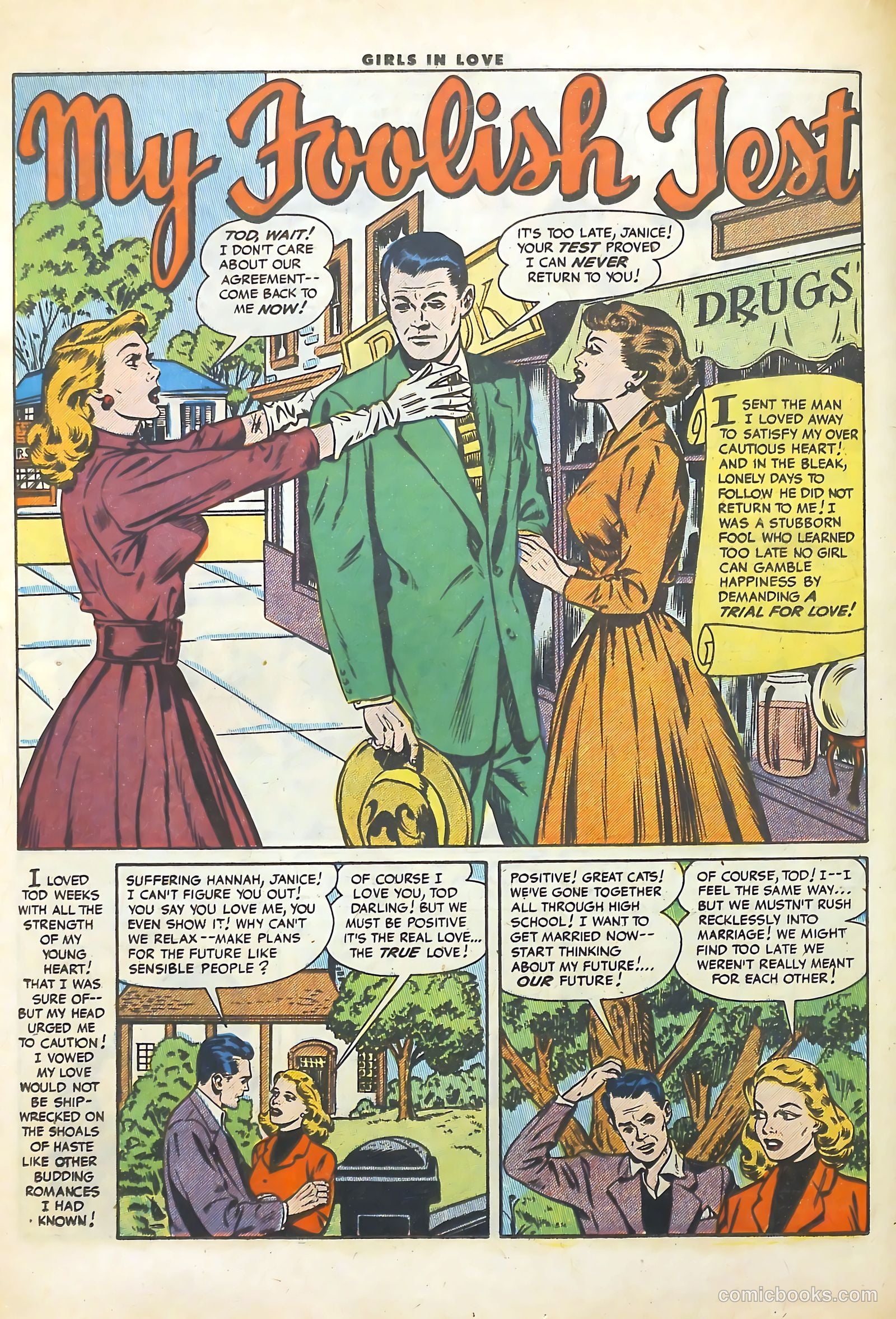 Girls in Love #55 (1956) — page 18 of 36