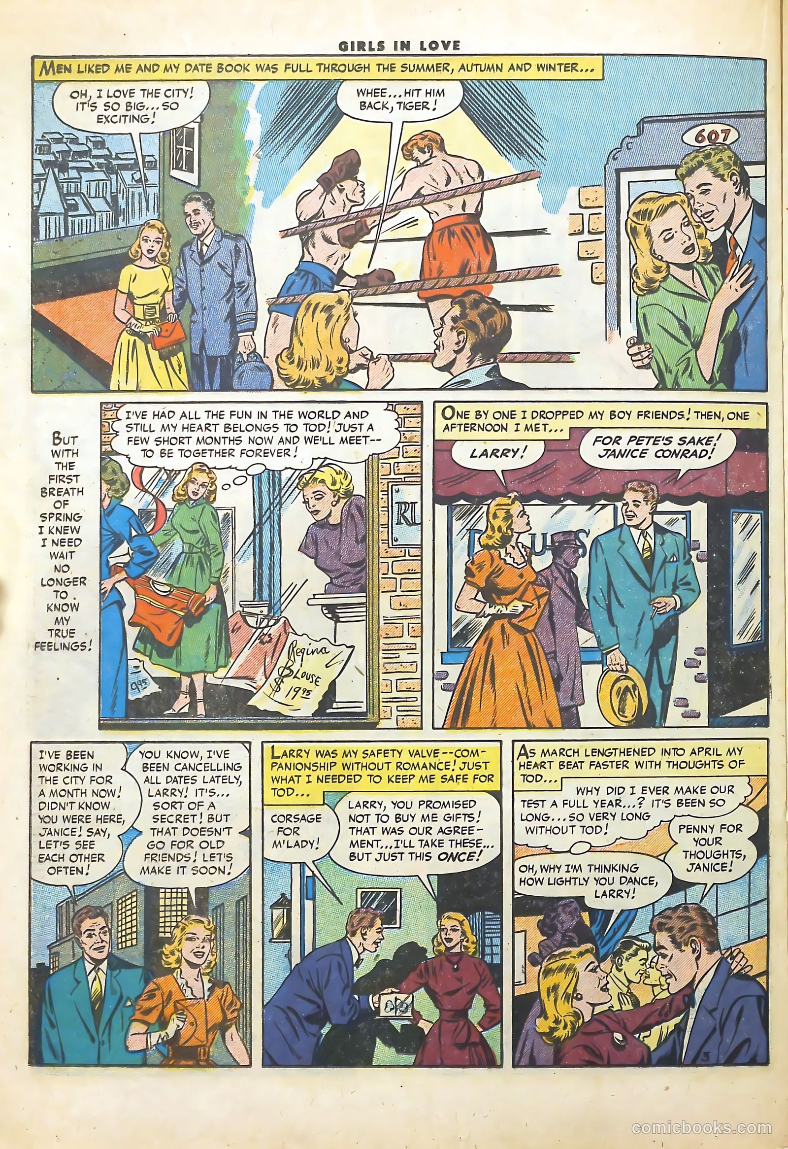Girls in Love #55 (1956) — page 20 of 36