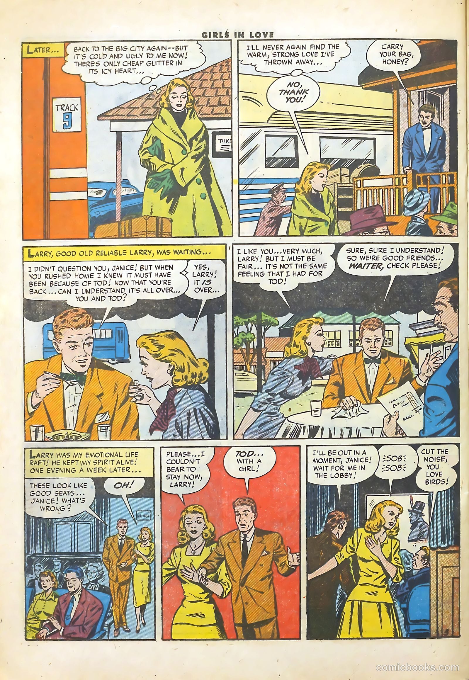 Girls in Love #55 (1956) — page 22 of 36