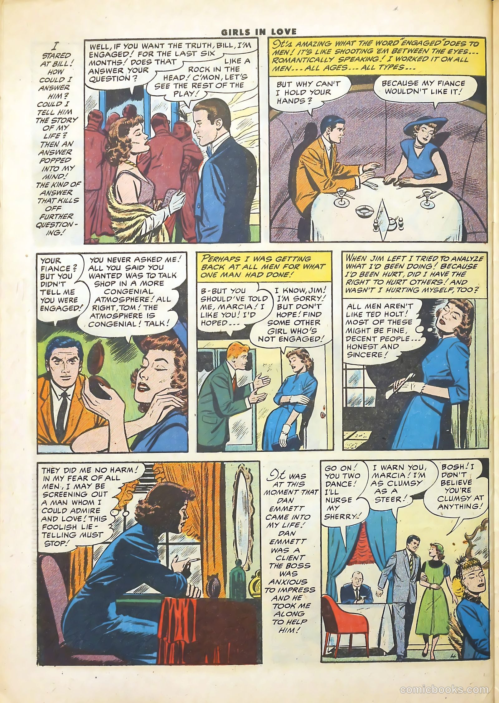 Girls in Love #55 (1956) — page 30 of 36