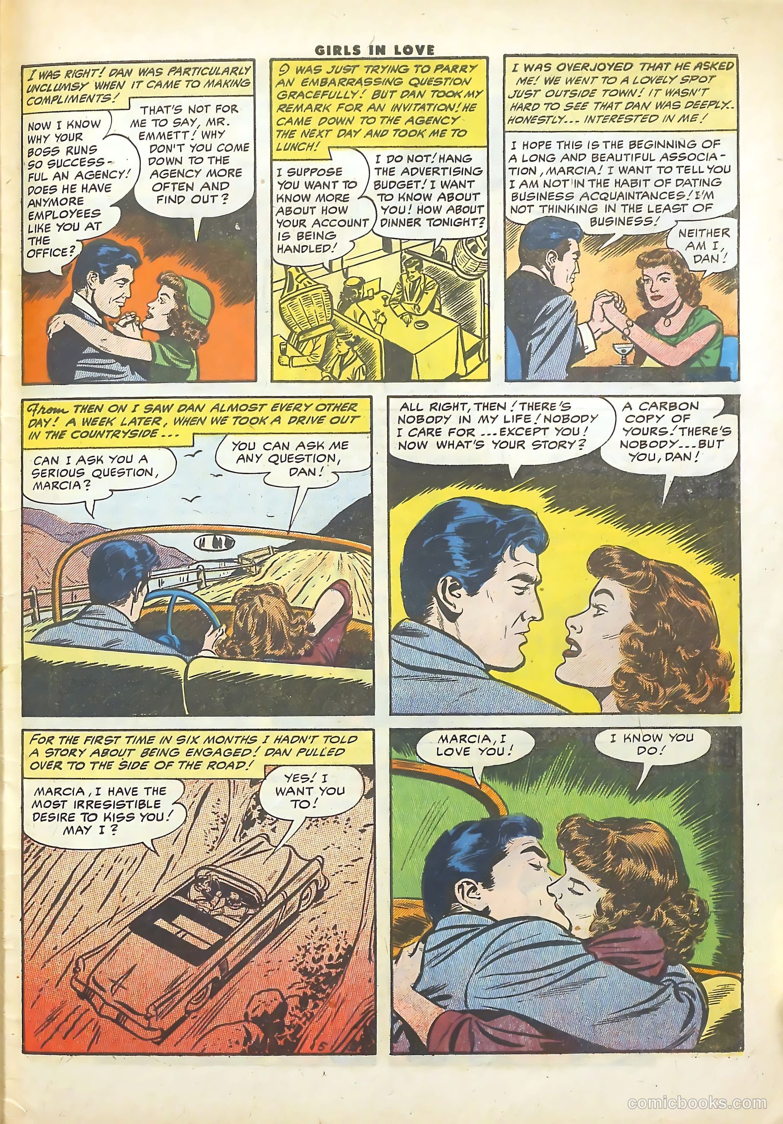 Girls in Love #55 (1956) — page 31 of 36