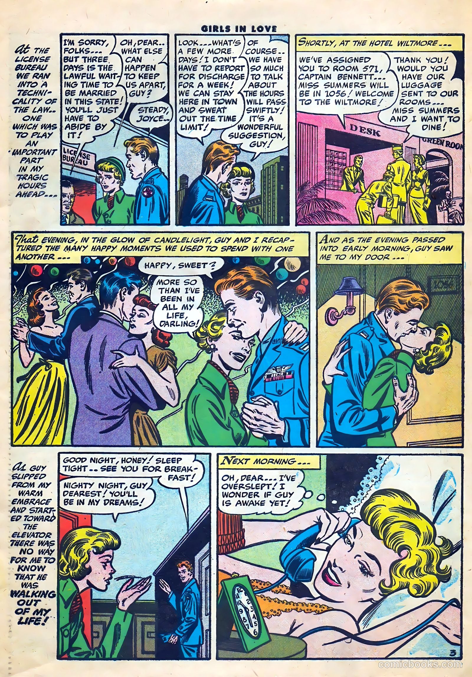 Girls in Love #56 (1956) — page 5 of 36