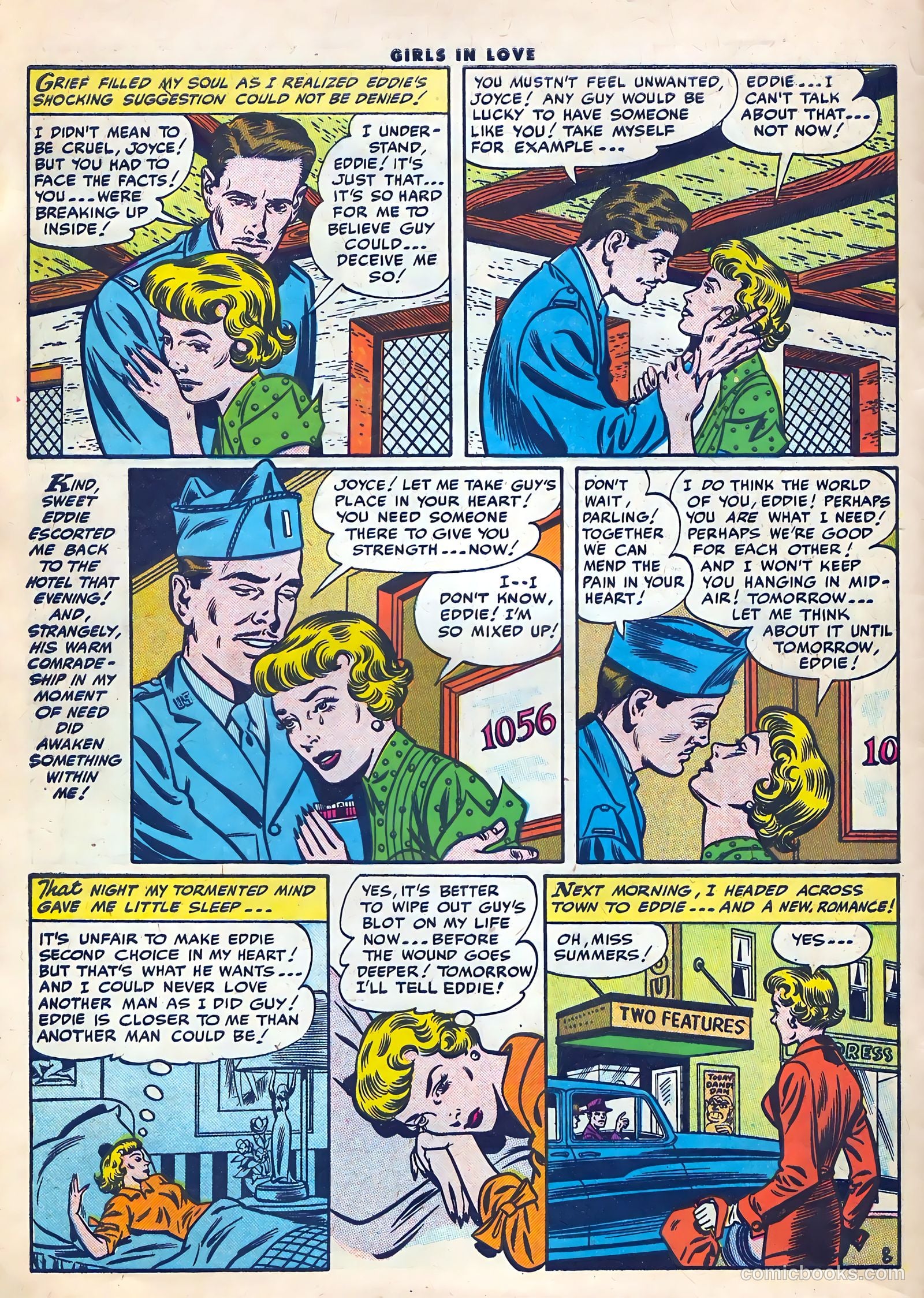 Girls in Love #56 (1956) — page 10 of 36