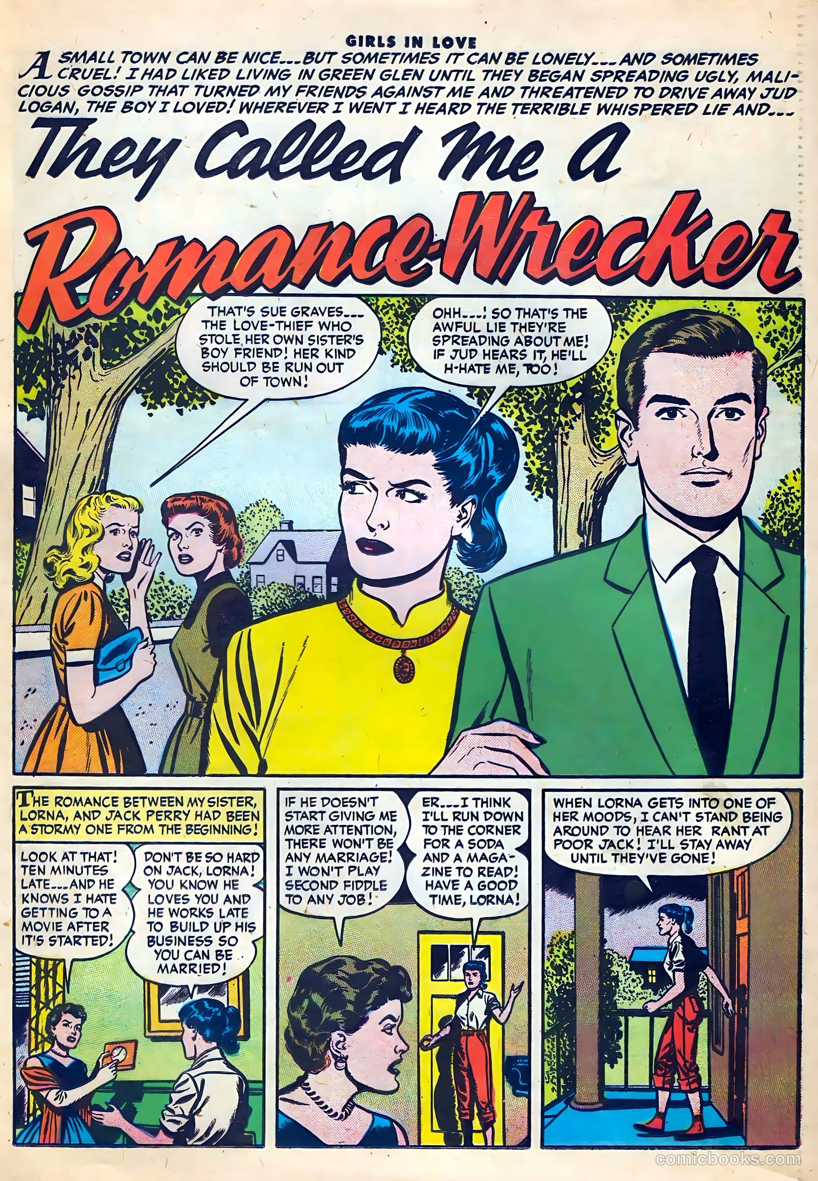 Girls in Love #56 (1956) — page 12 of 36