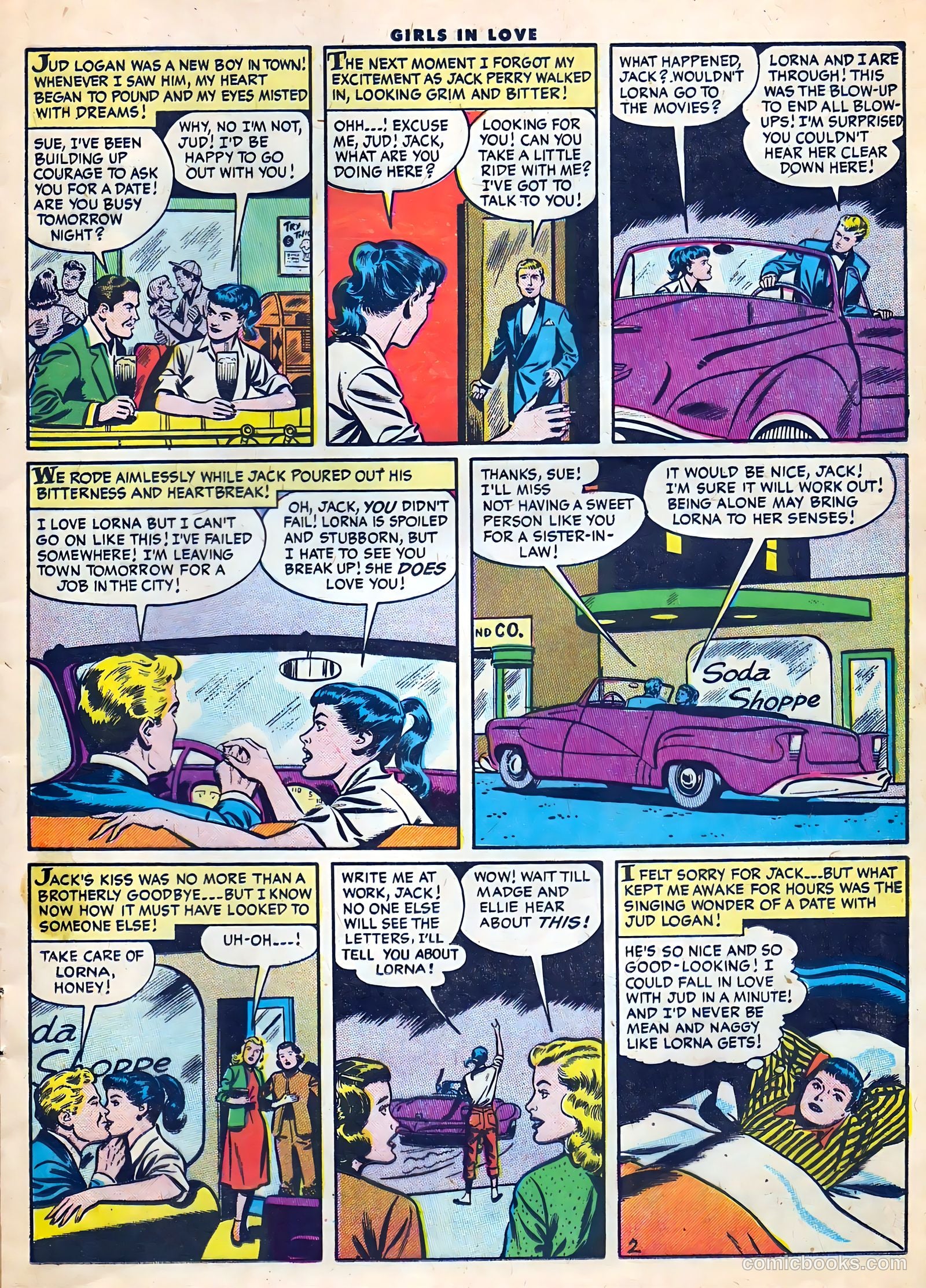 Girls in Love #56 (1956) — page 13 of 36