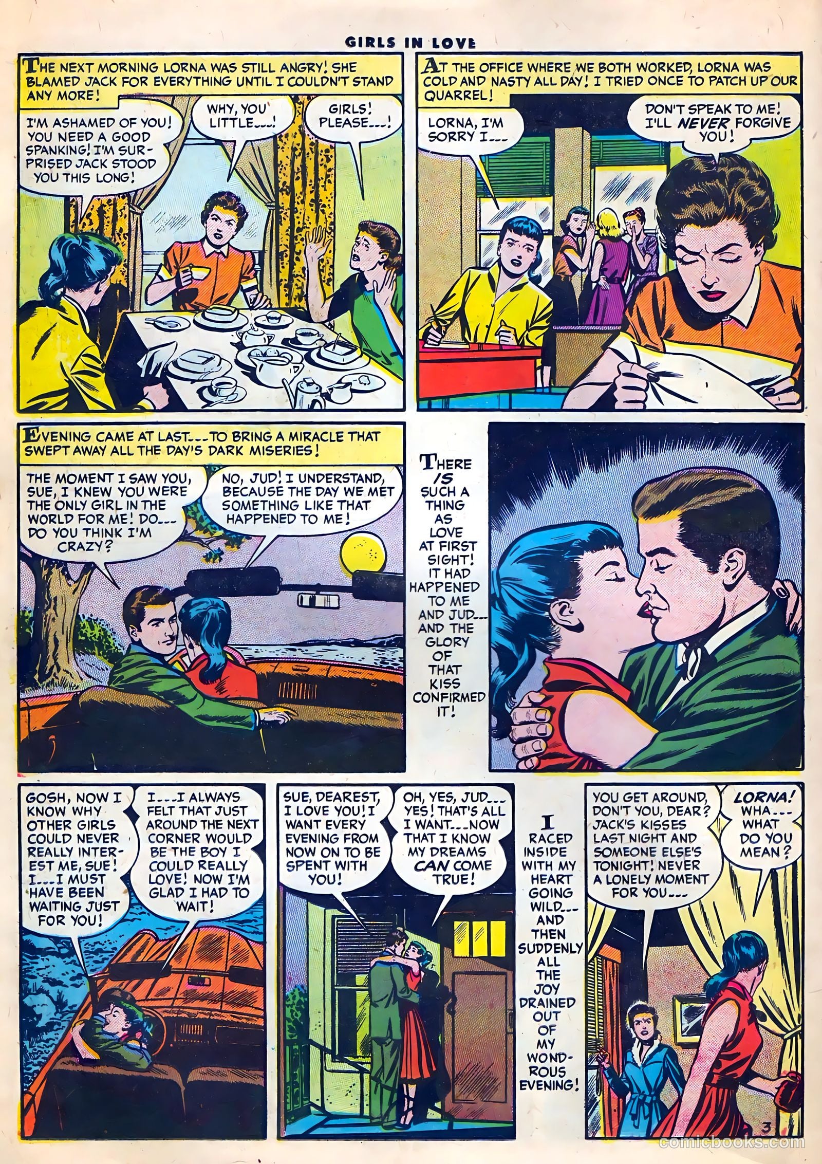 Girls in Love #56 (1956) — page 14 of 36
