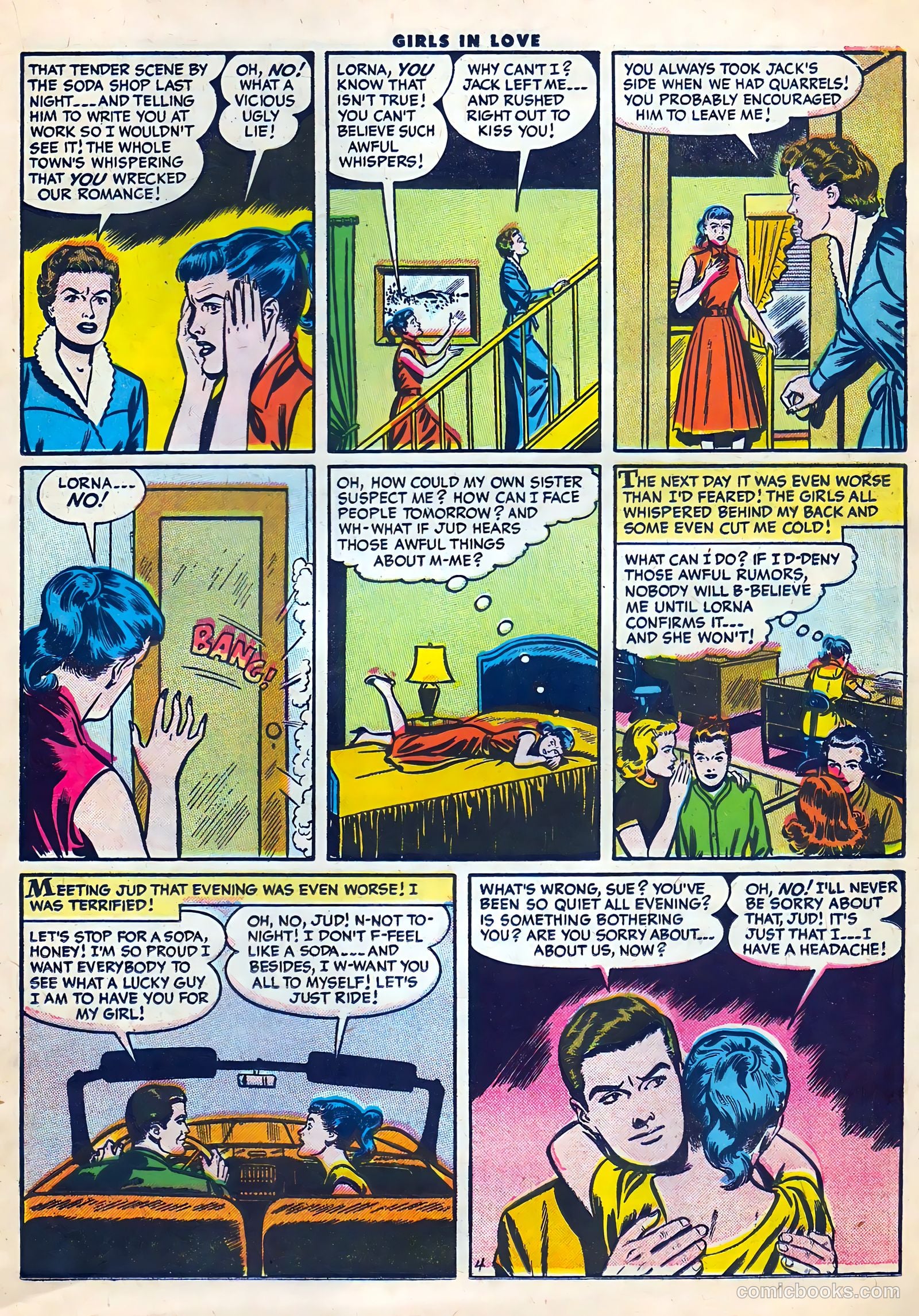 Girls in Love #56 (1956) — page 15 of 36