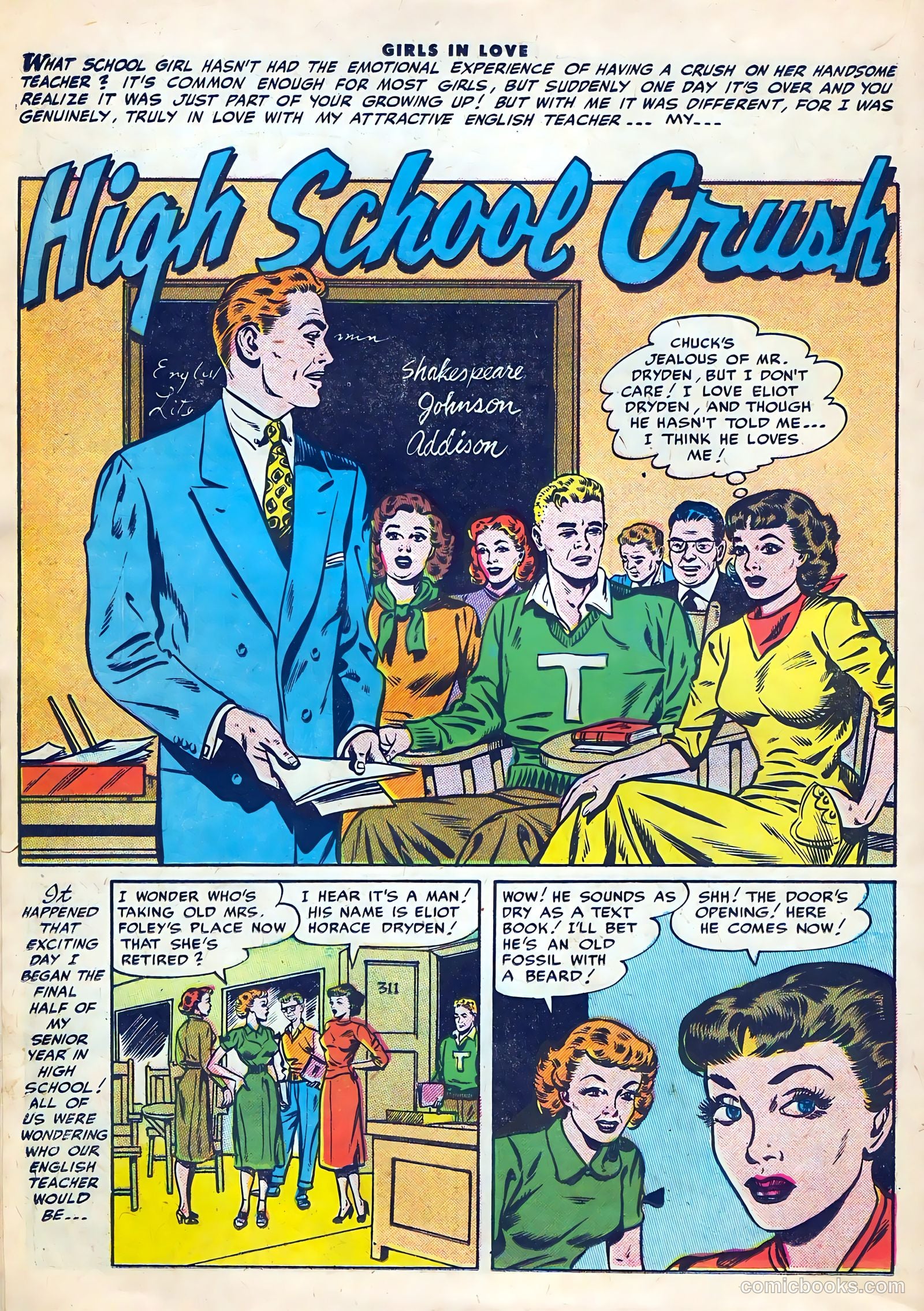Girls in Love #56 (1956) — page 18 of 36