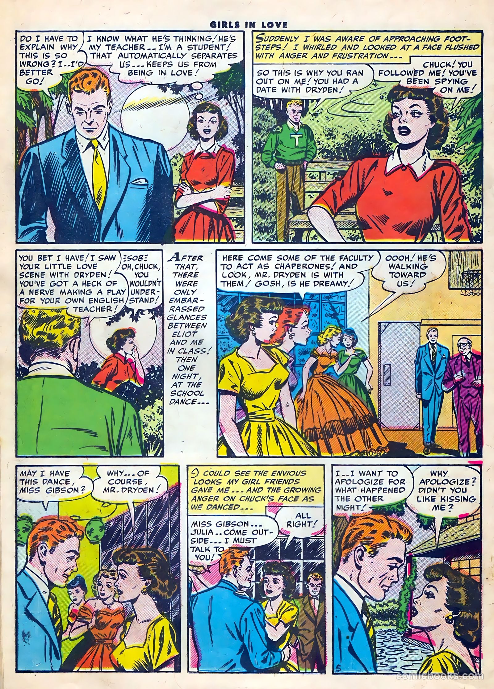 Girls in Love #56 (1956) — page 22 of 36