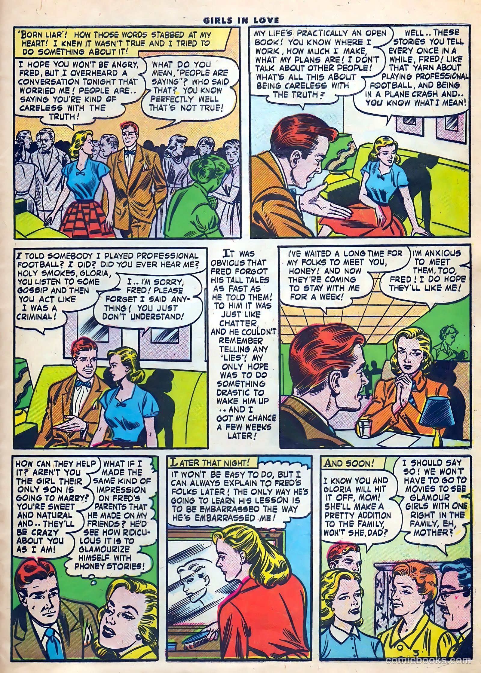 Girls in Love #56 (1956) — page 29 of 36