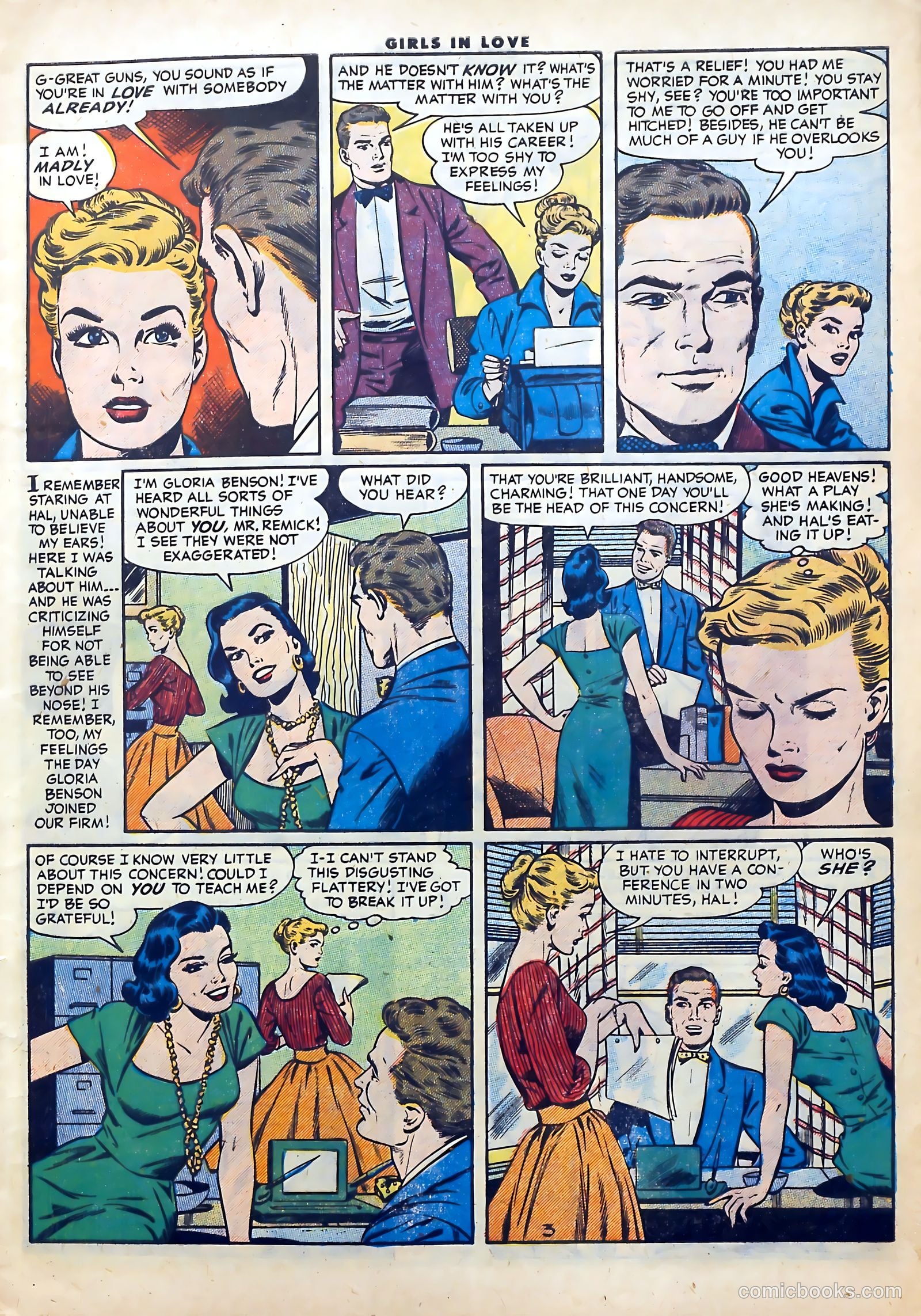 Girls in Love #57 (1956) — page 5 of 36