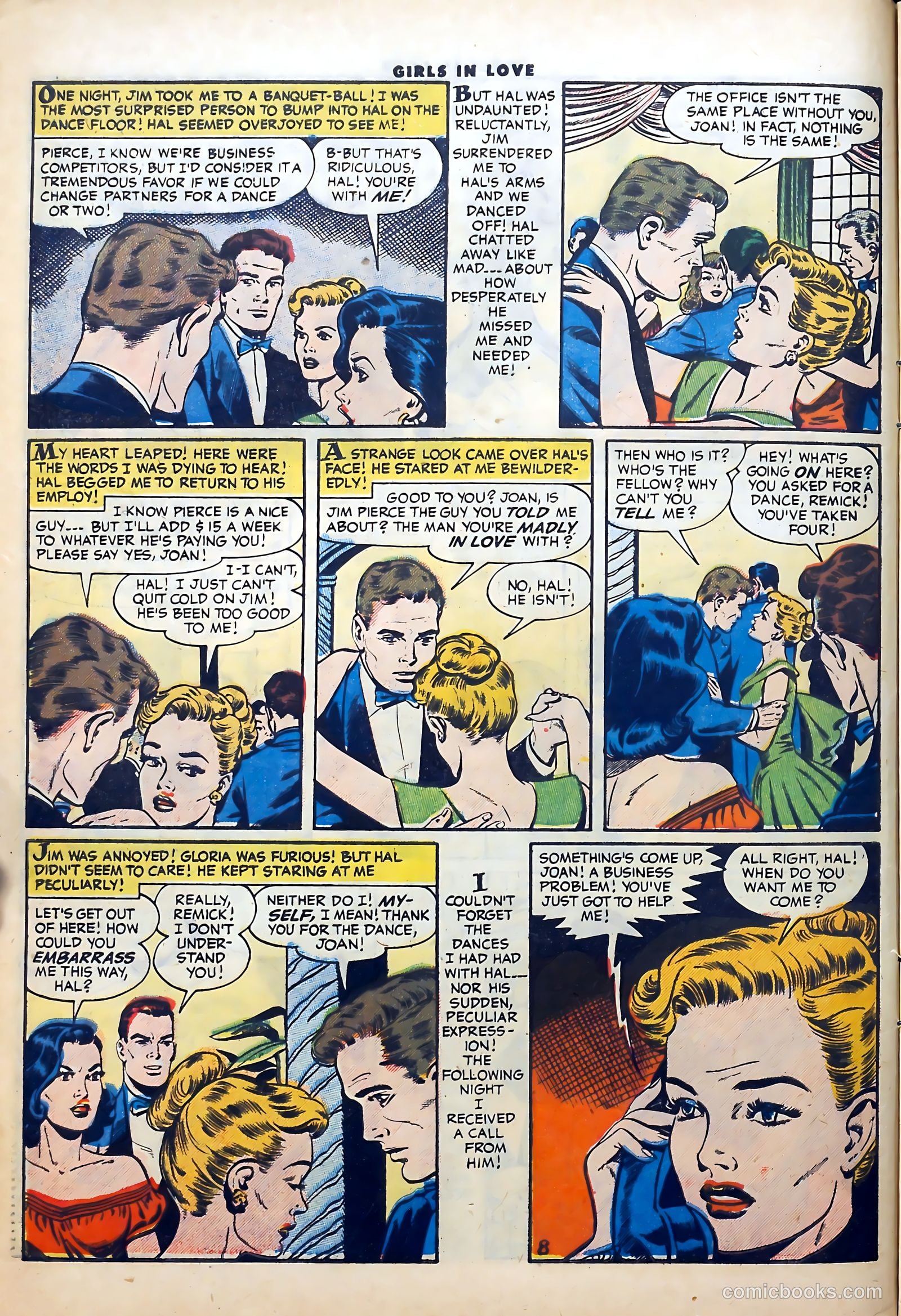 Girls in Love #57 (1956) — page 10 of 36