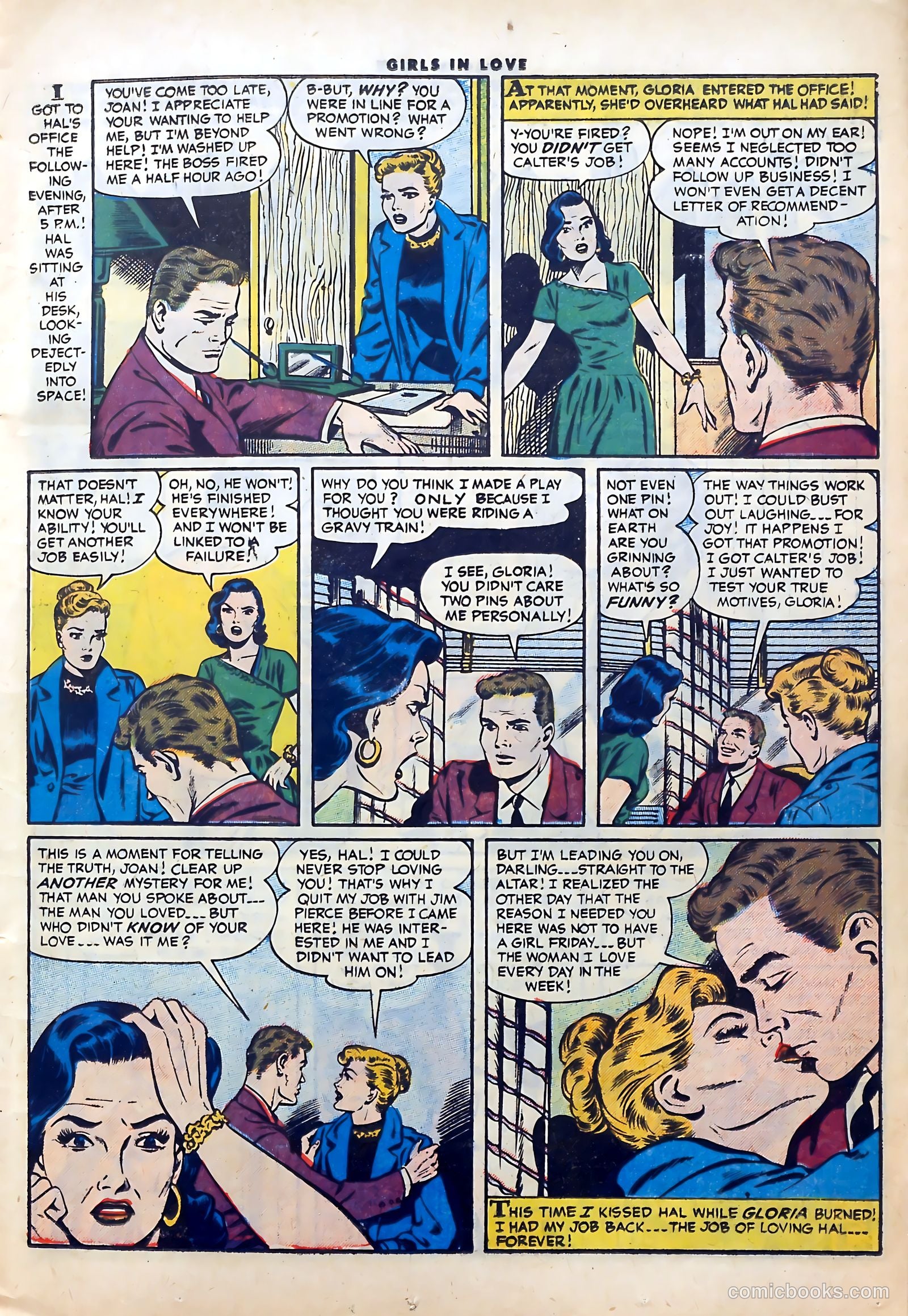 Girls in Love #57 (1956) — page 11 of 36