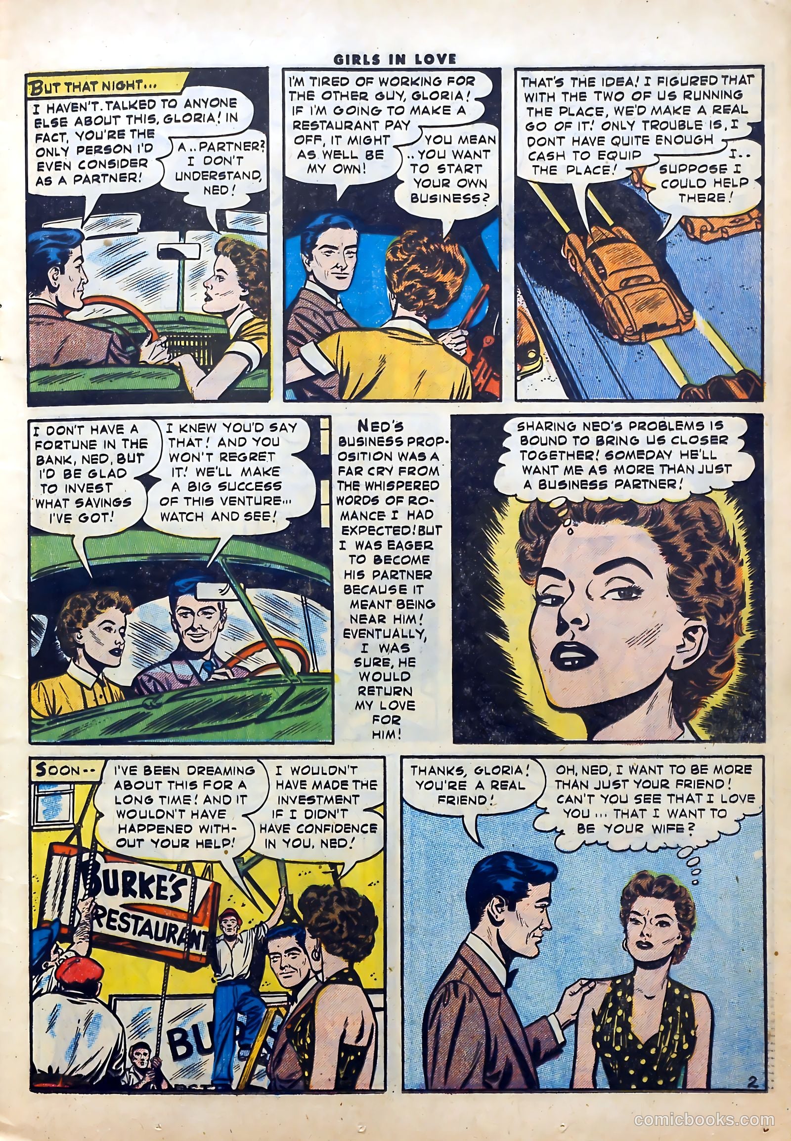 Girls in Love #57 (1956) — page 13 of 36