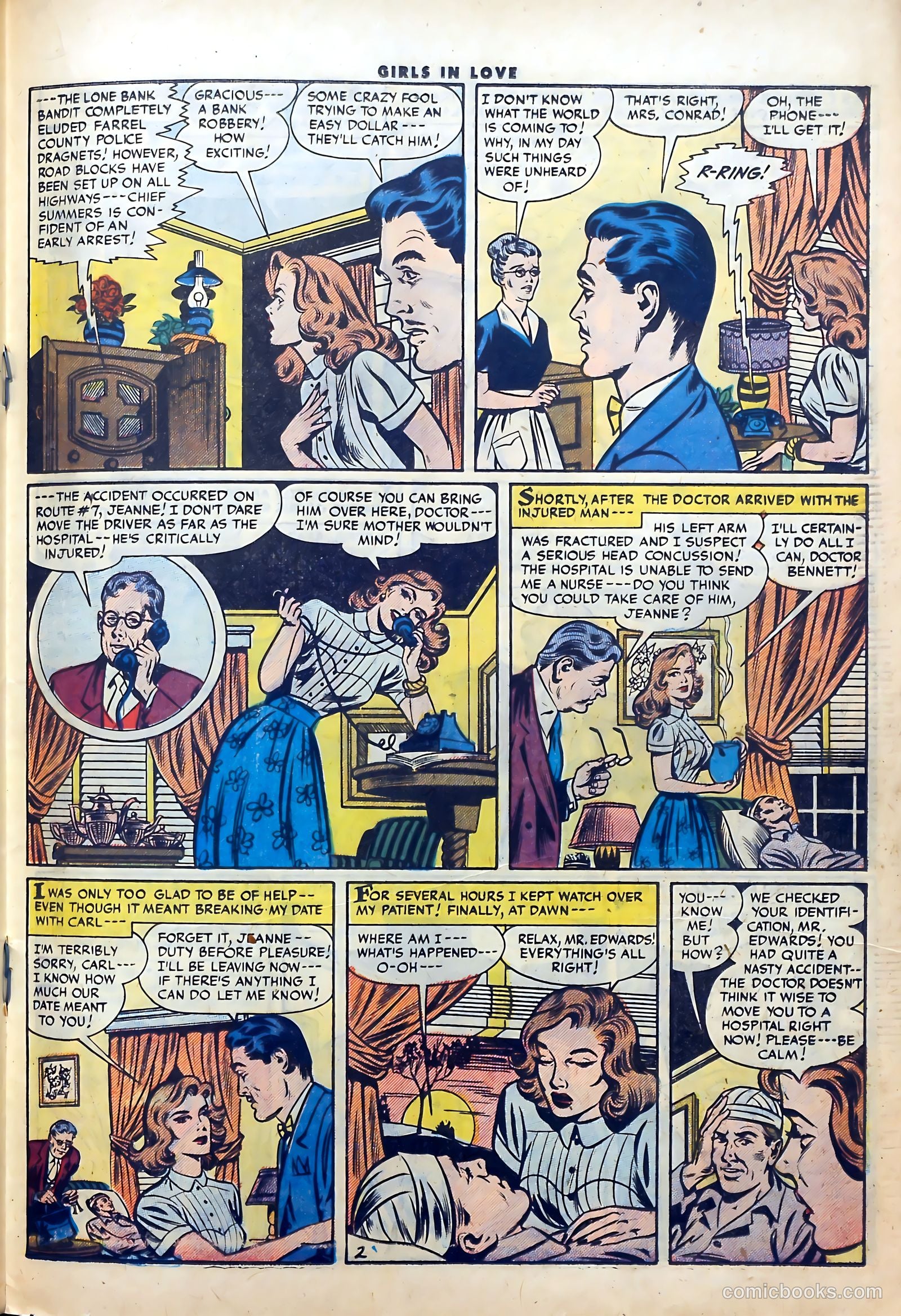 Girls in Love #57 (1956) — page 19 of 36