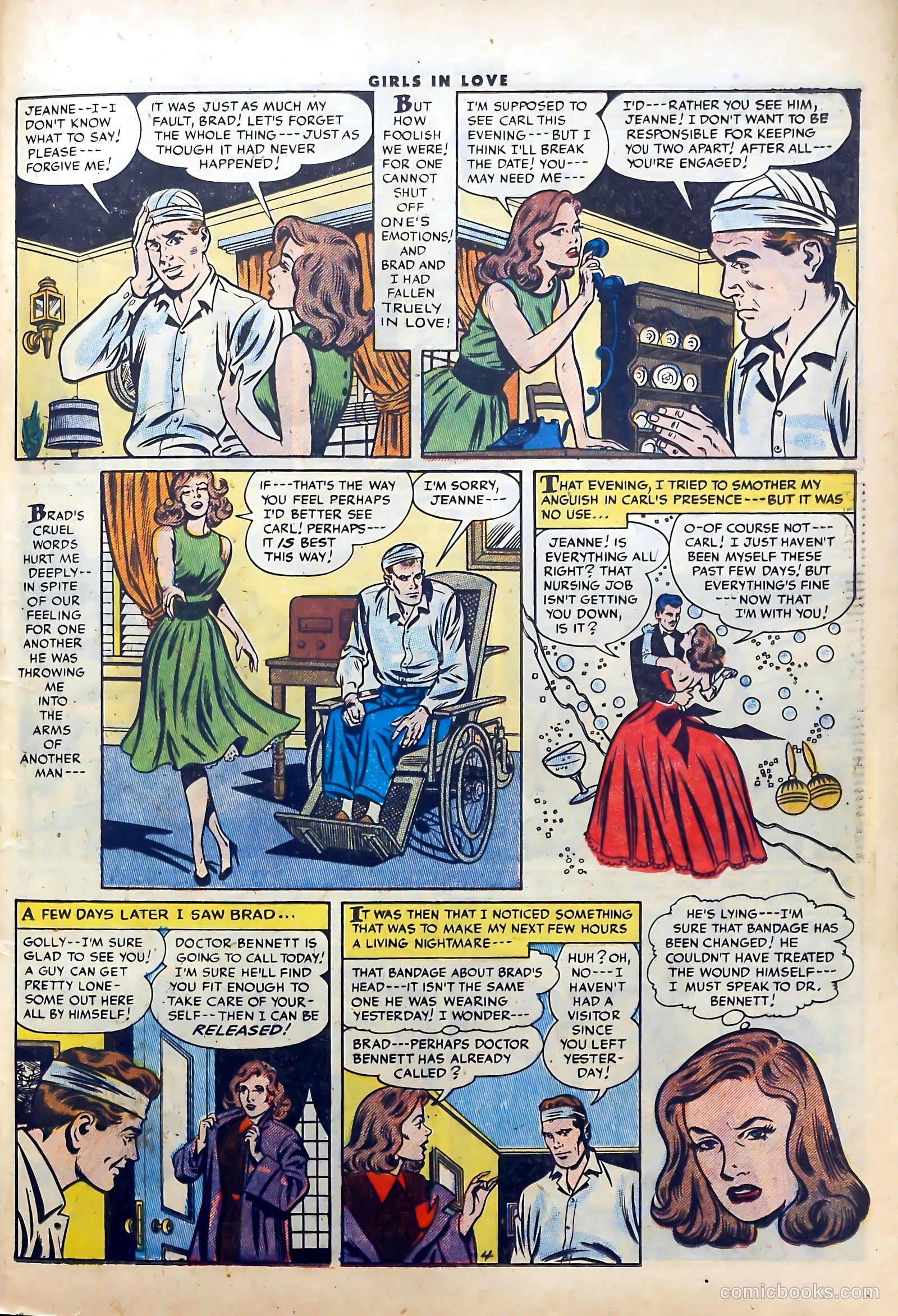 Girls in Love #57 (1956) — page 21 of 36
