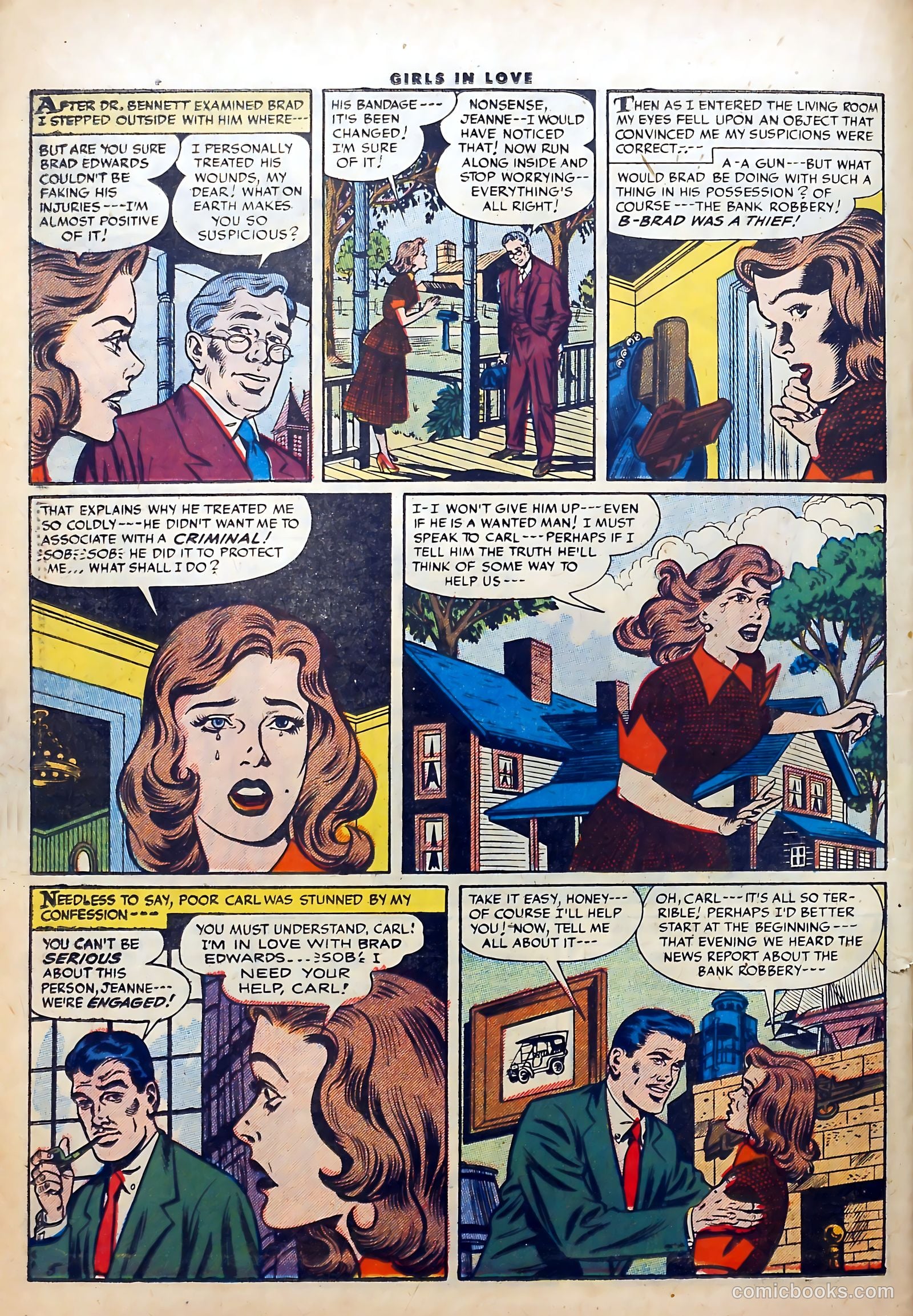 Girls in Love #57 (1956) — page 22 of 36