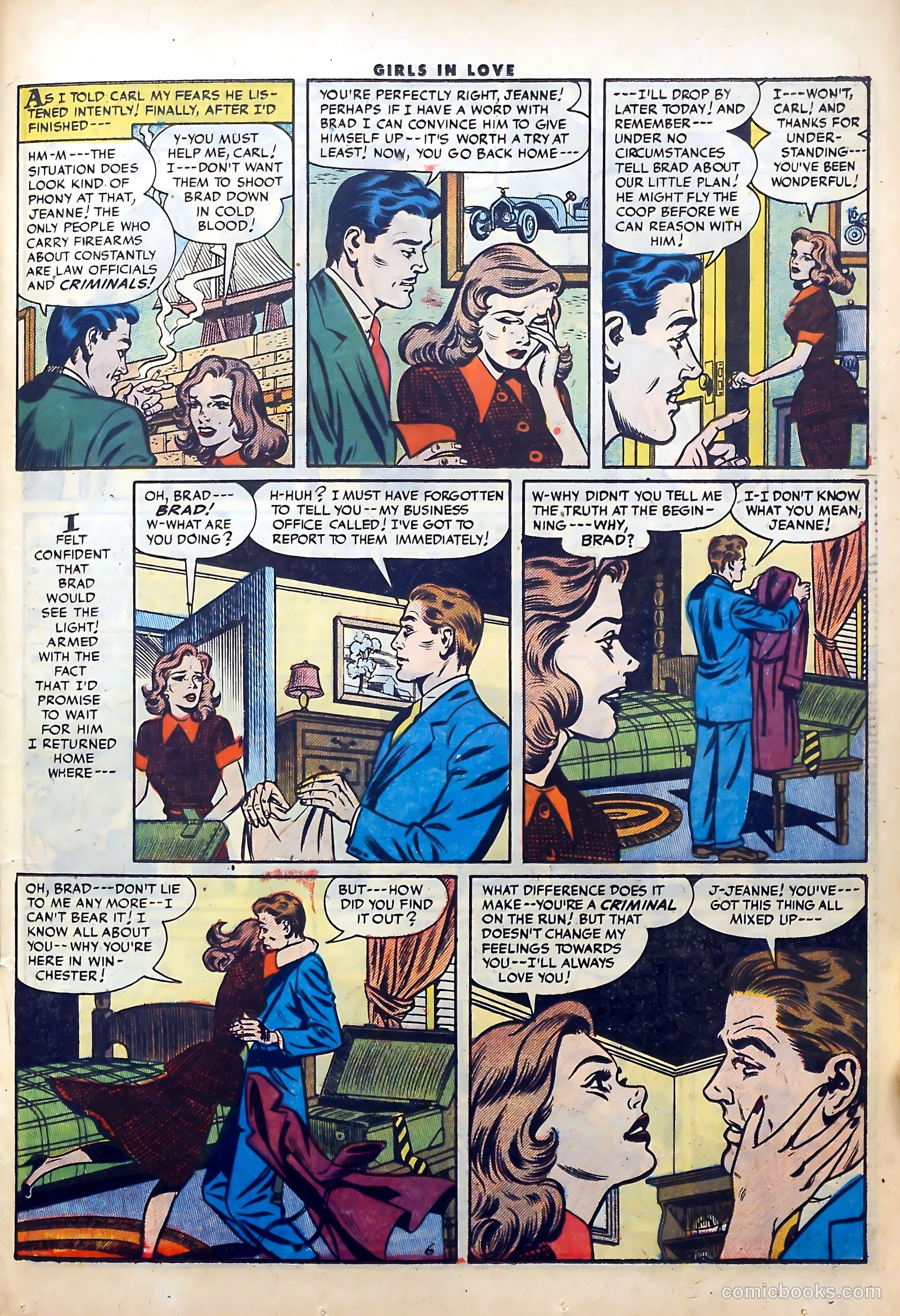 Girls in Love #57 (1956) — page 23 of 36