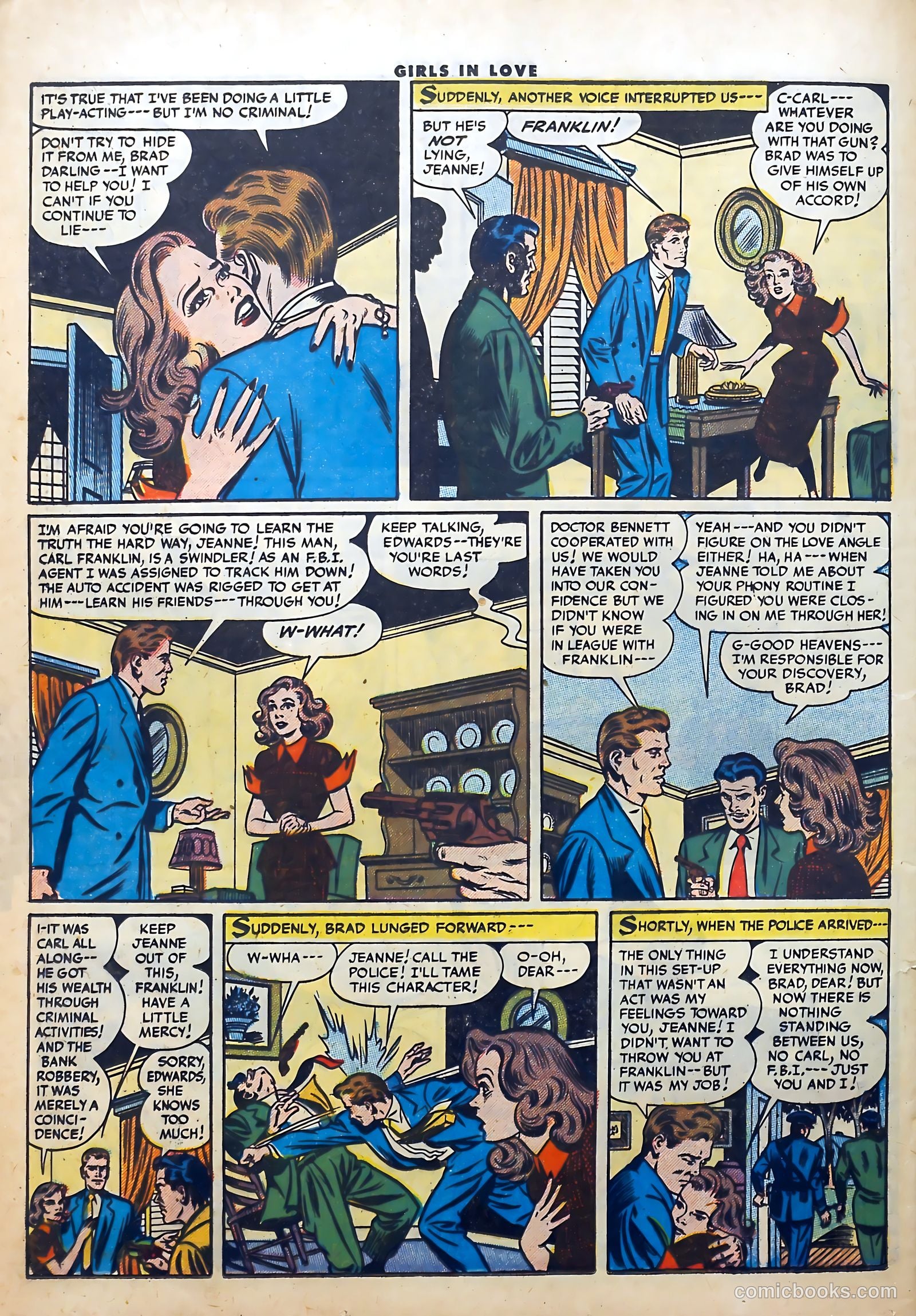 Girls in Love #57 (1956) — page 24 of 36