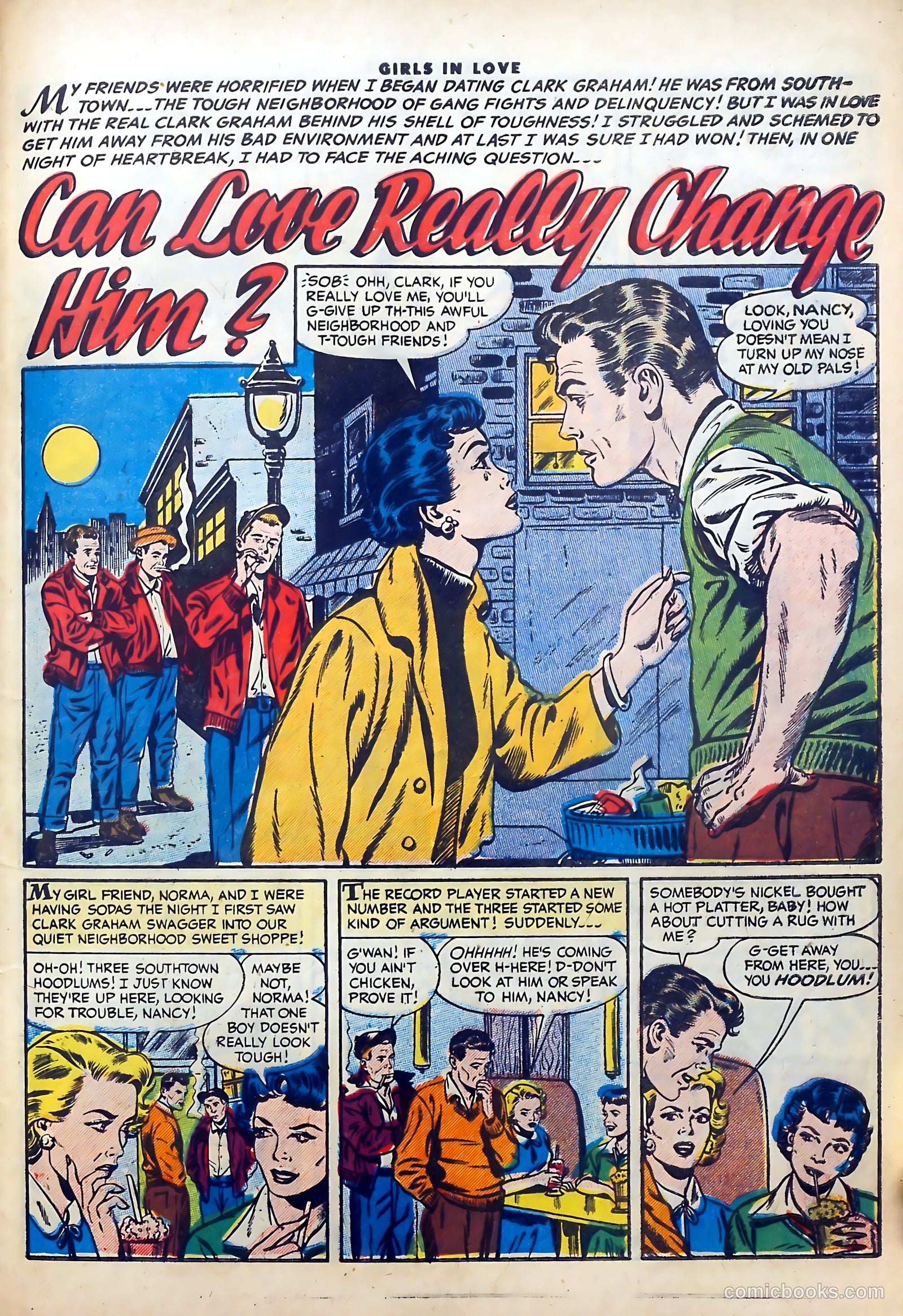 Girls in Love #57 (1956) — page 27 of 36