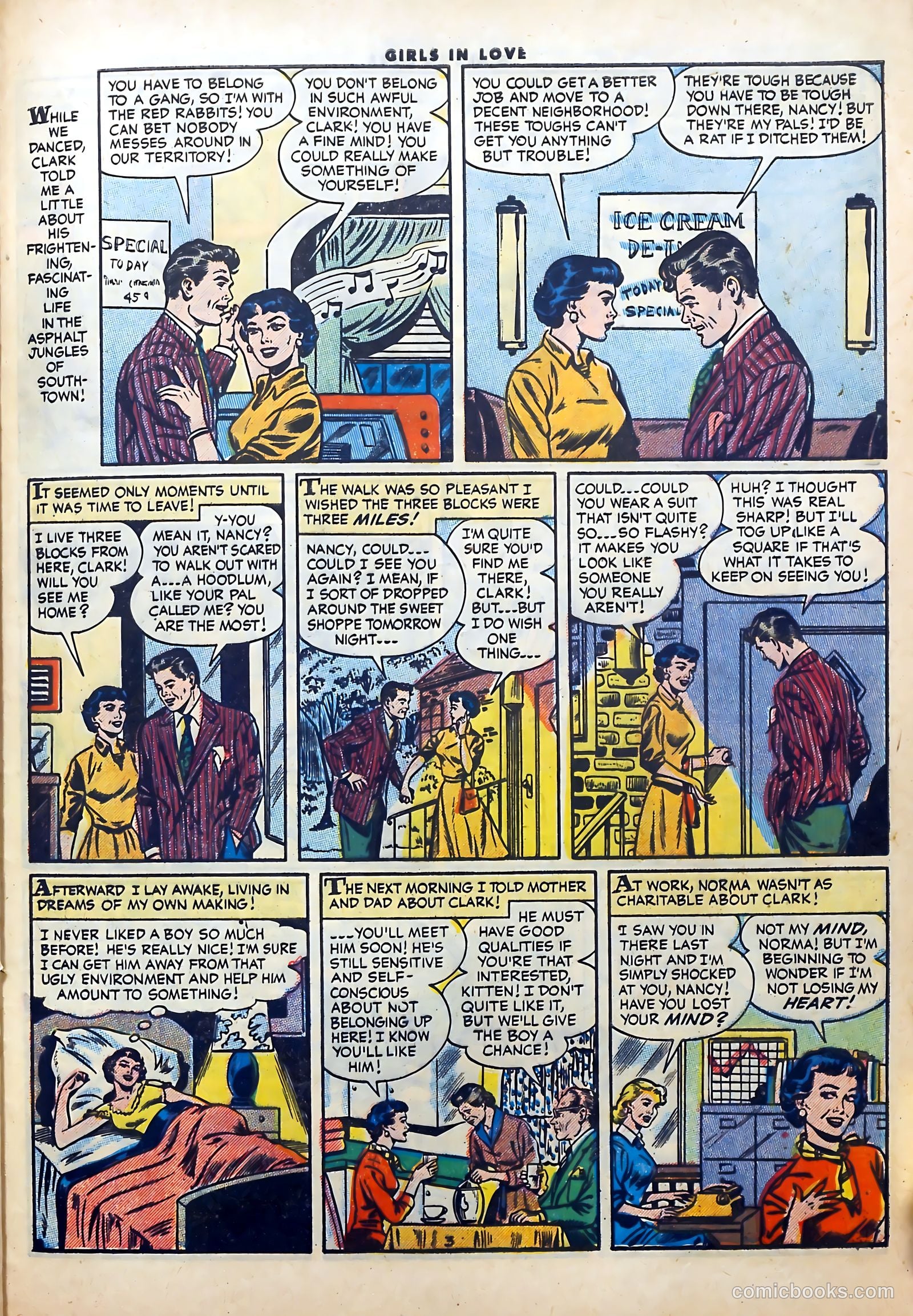 Girls in Love #57 (1956) — page 29 of 36