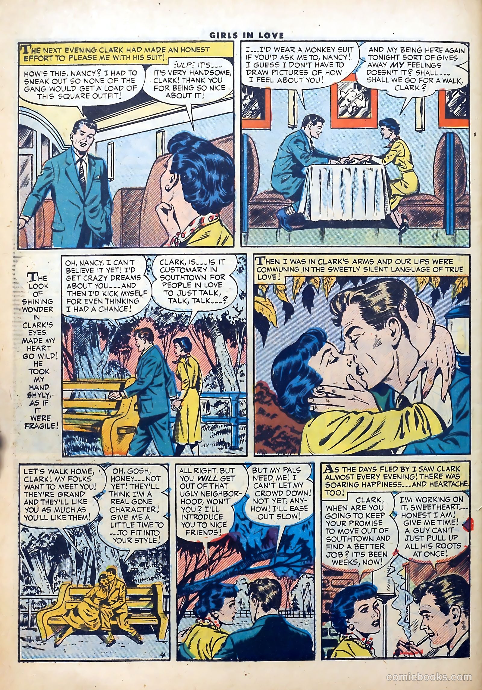 Girls in Love #57 (1956) — page 30 of 36