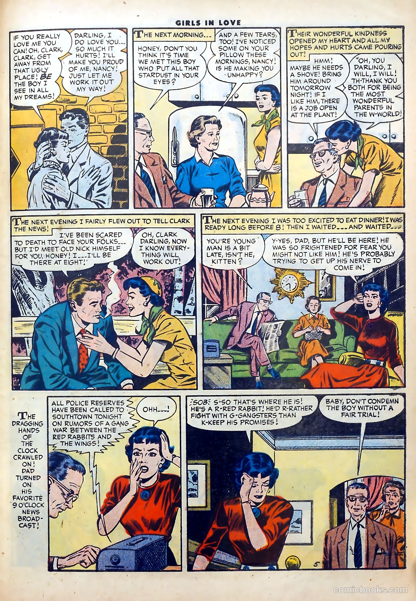 Girls in Love #57 (1956) — page 31 of 36