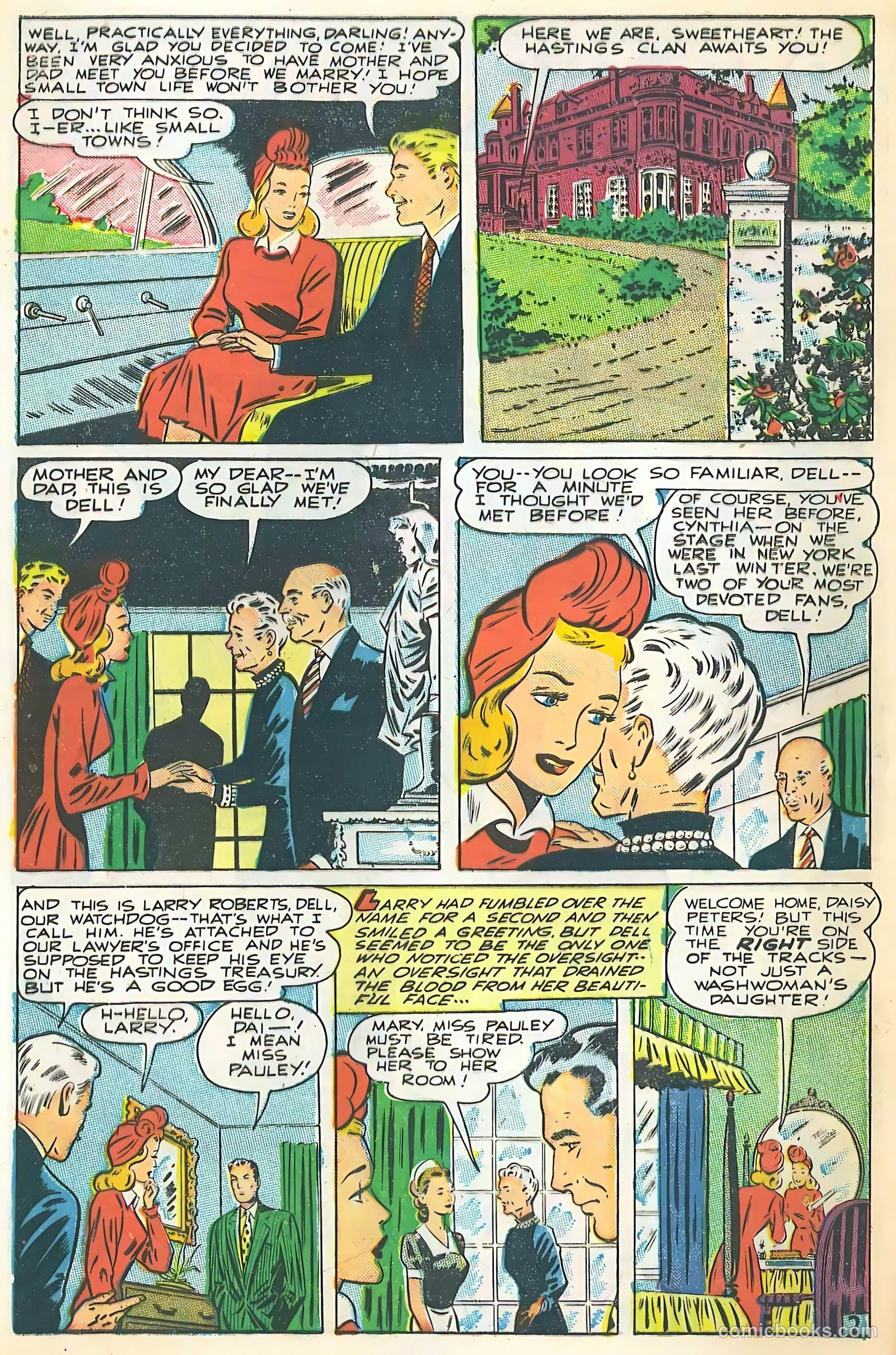 Glamorous Romances #41 (1949) — page 4 of 36
