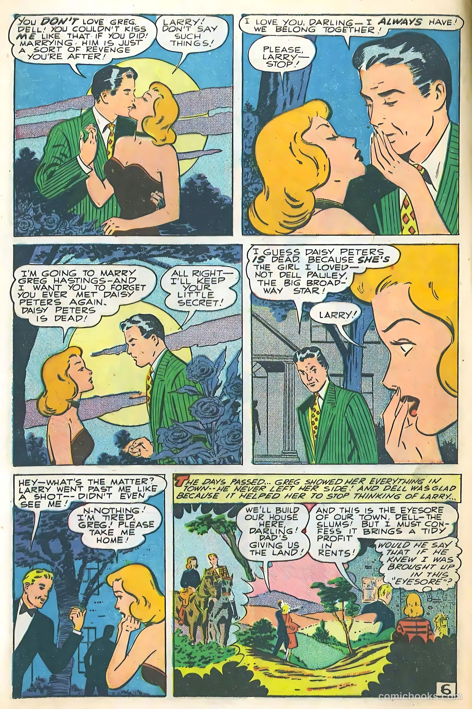 Glamorous Romances #41 (1949) — page 8 of 36