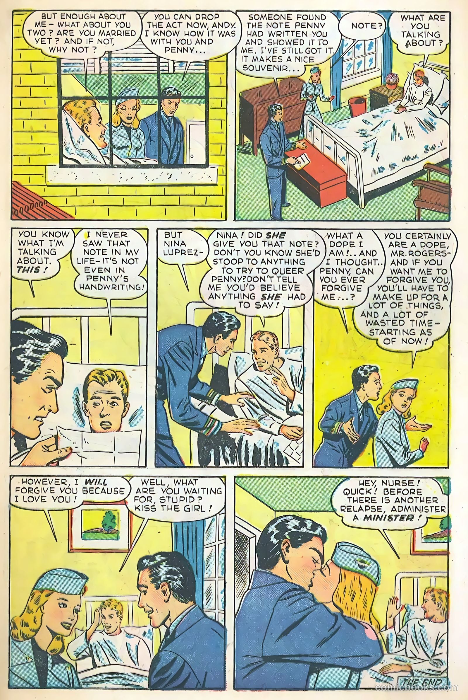 Glamorous Romances #41 (1949) — page 17 of 36