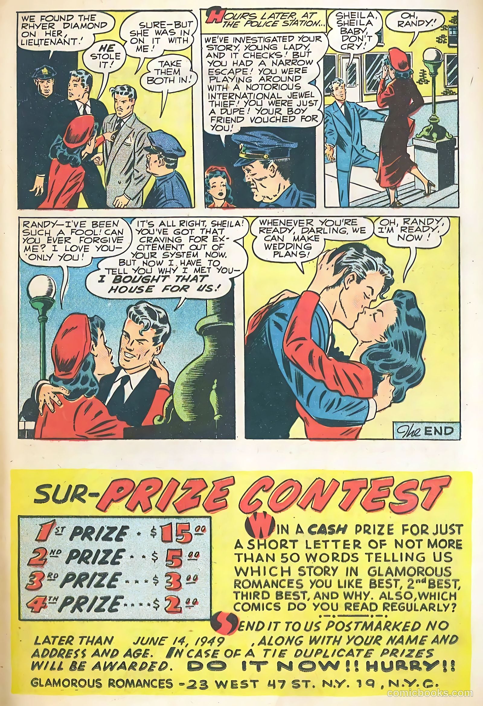 Glamorous Romances #41 (1949) — page 25 of 36