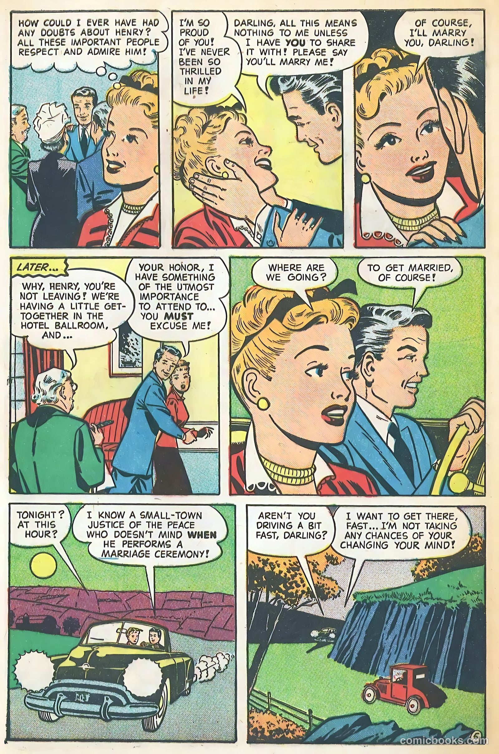 Glamorous Romances #41 (1949) — page 32 of 36