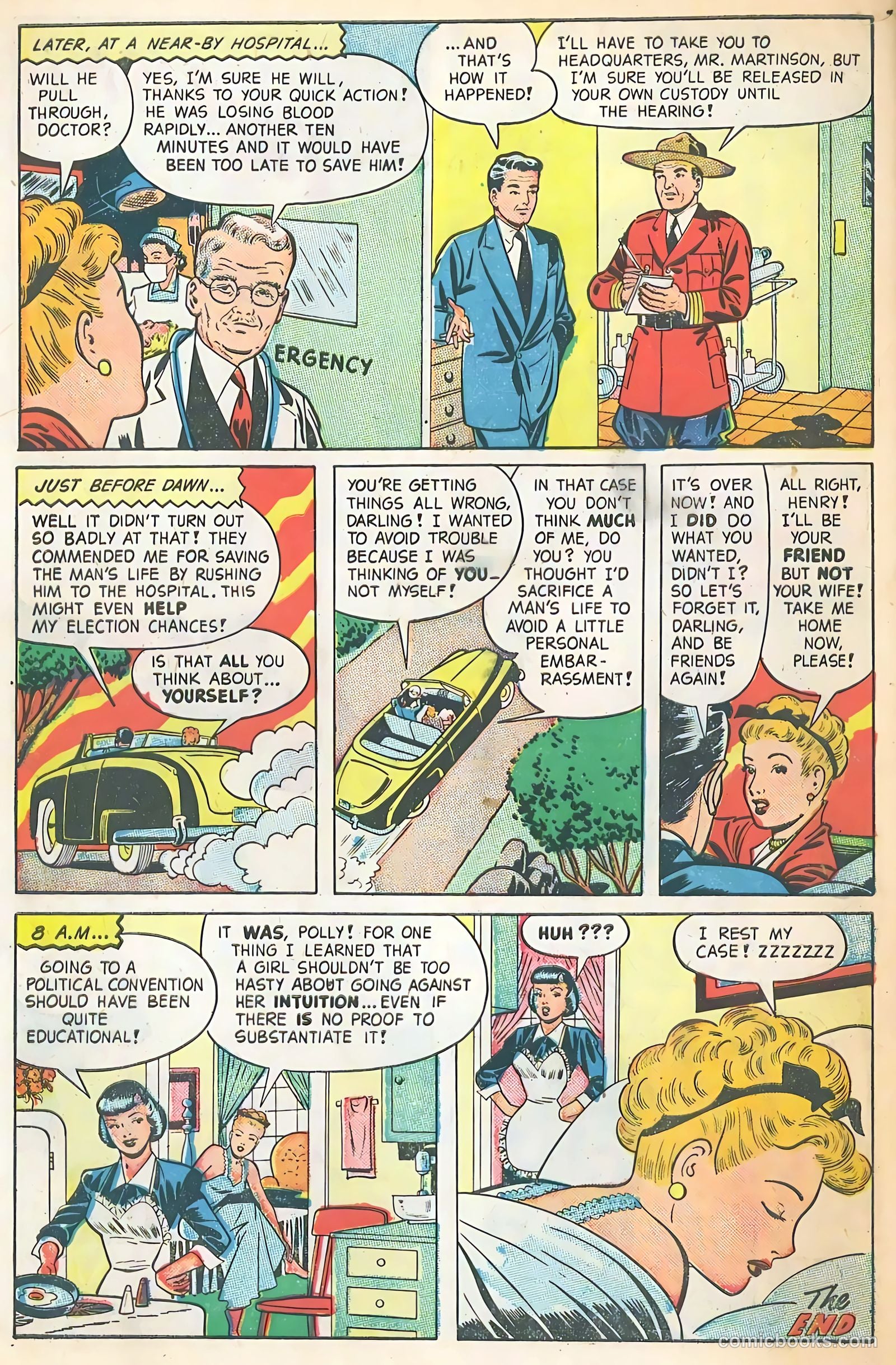 Glamorous Romances #41 (1949) — page 34 of 36
